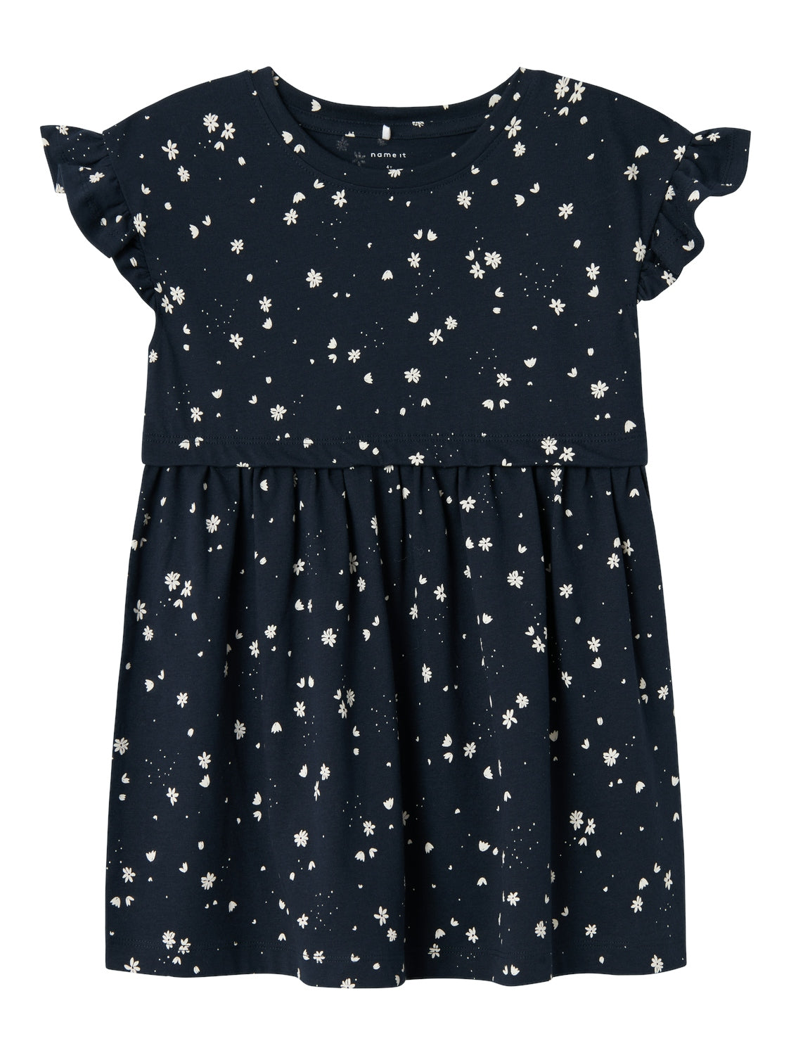 Vestido Volantes Marino