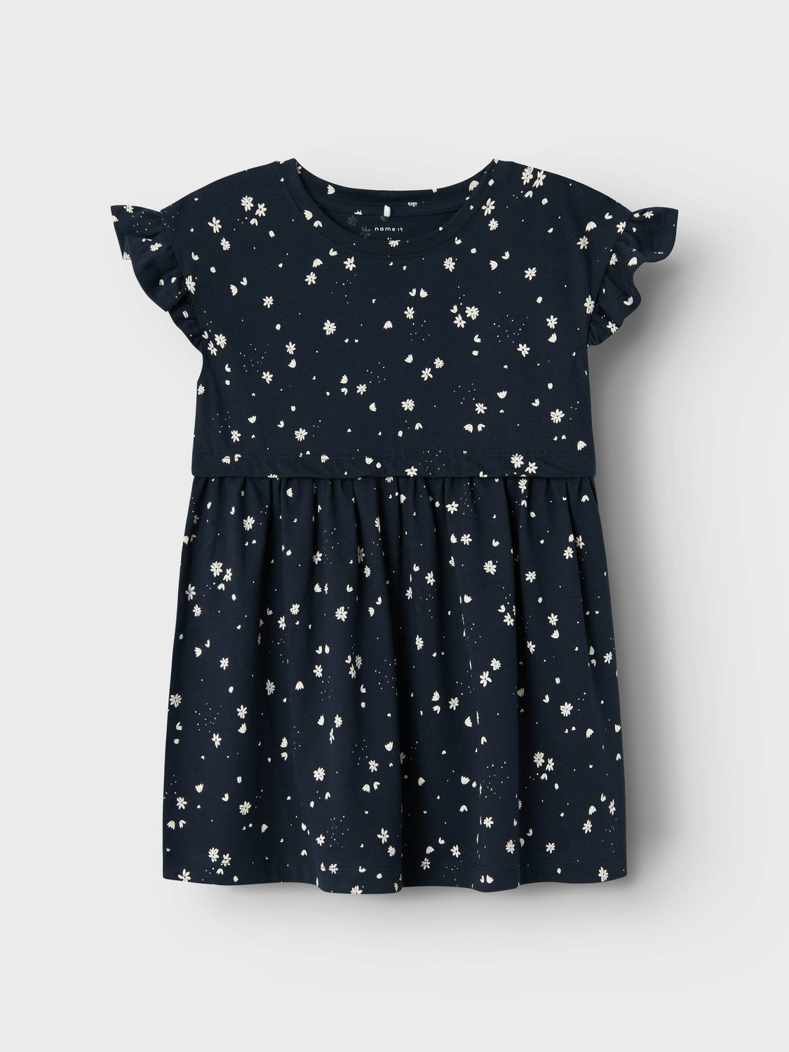 Vestido Volantes Marino