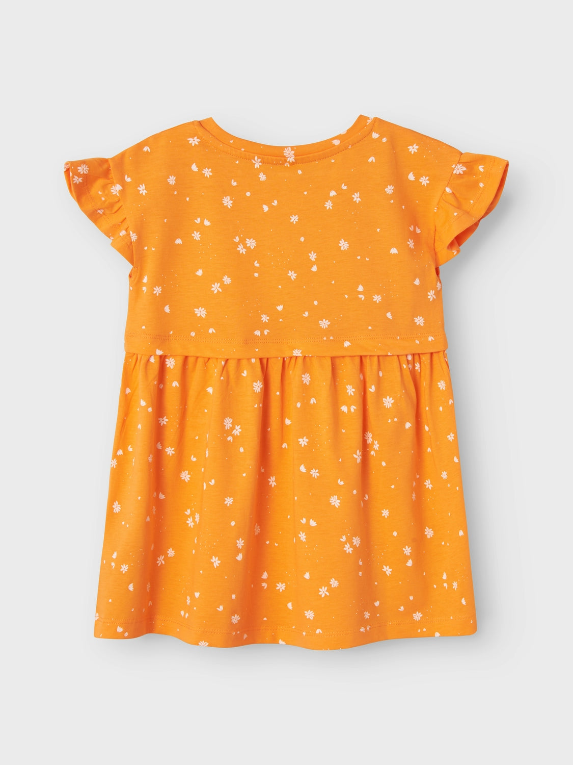 Vestido Volantes Naranja