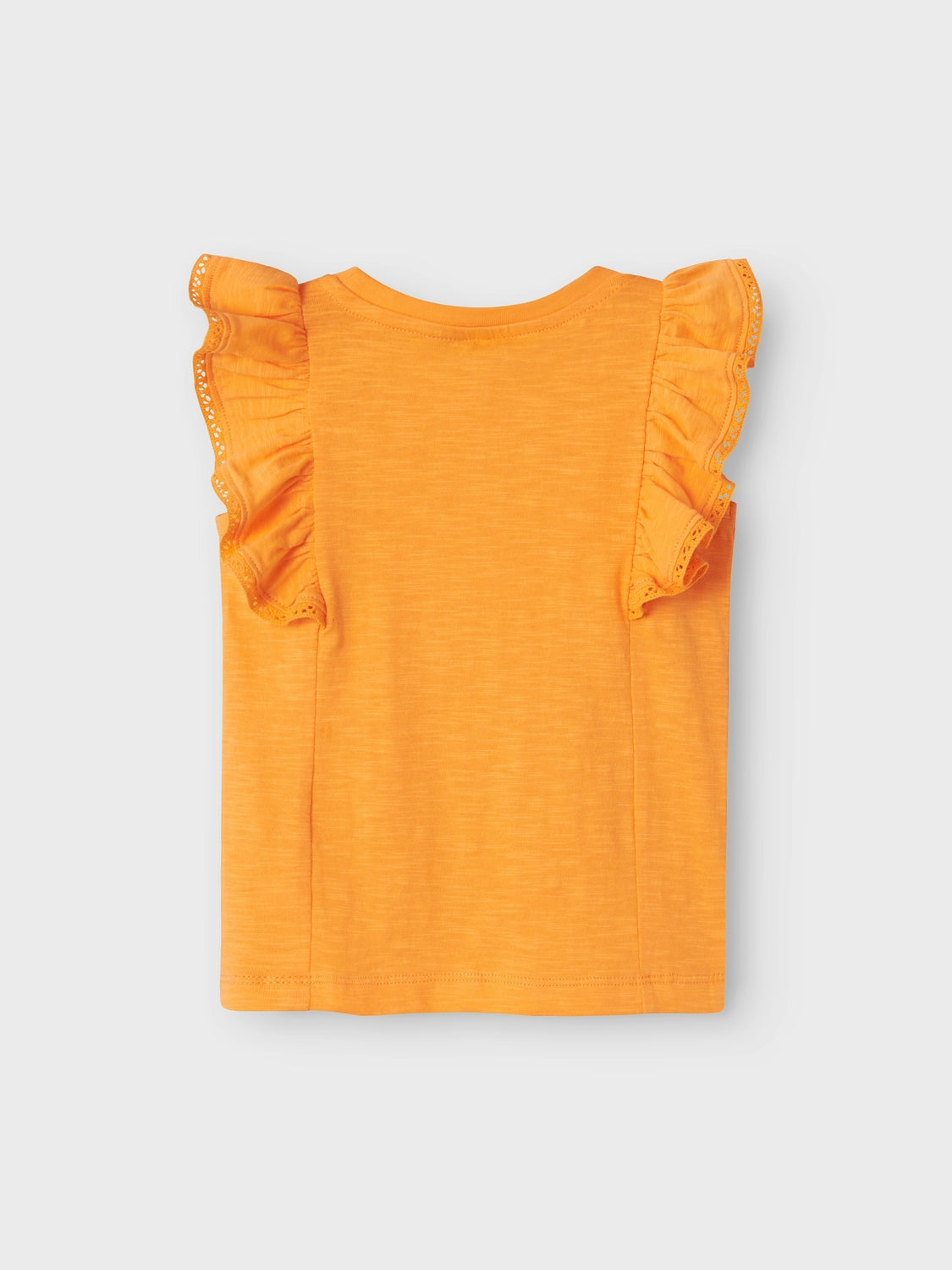 Camiseta Volantes Mini Naranja