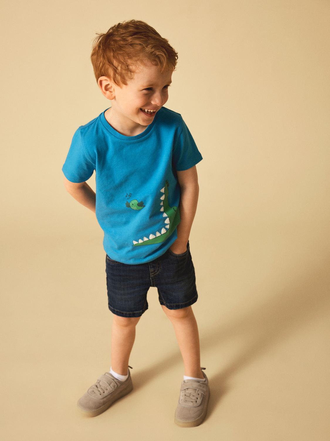 Camiseta Cocodrilo Azul