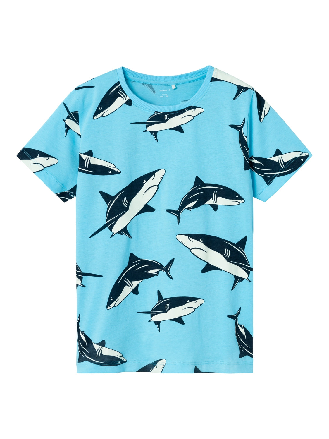 Camiseta Shark Azul Kid