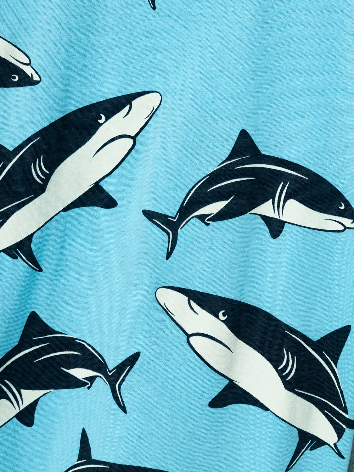 Camiseta Shark Azul Kid
