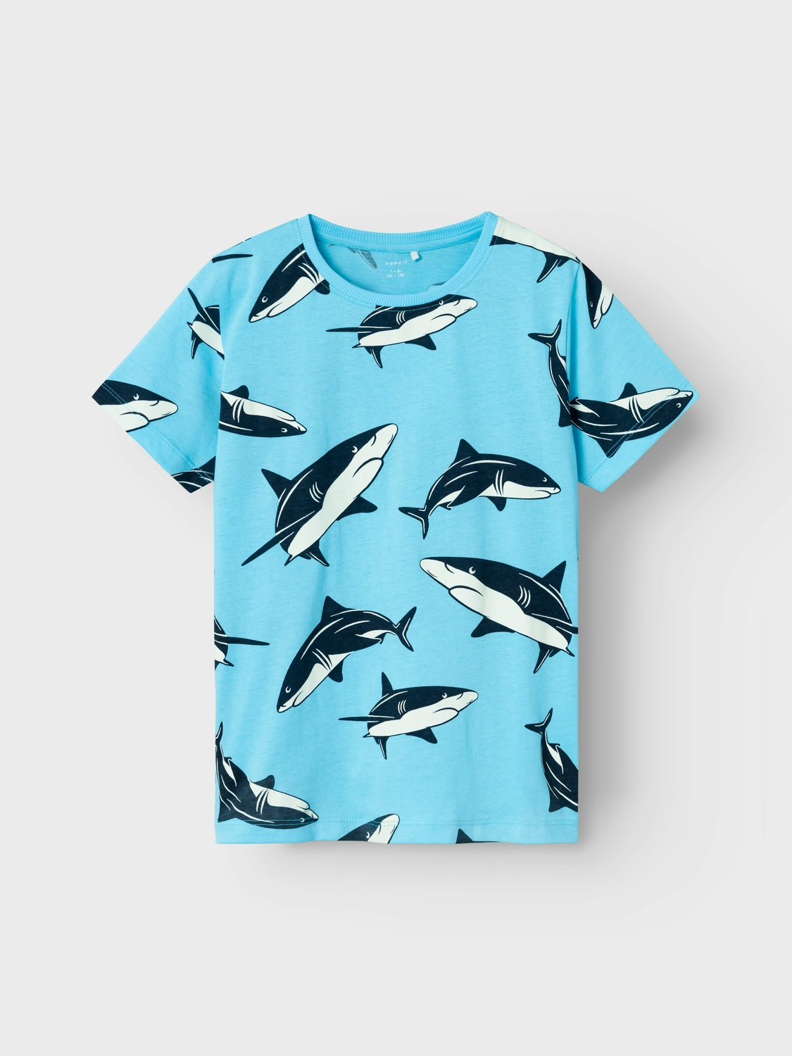 Camiseta Shark Azul Kid