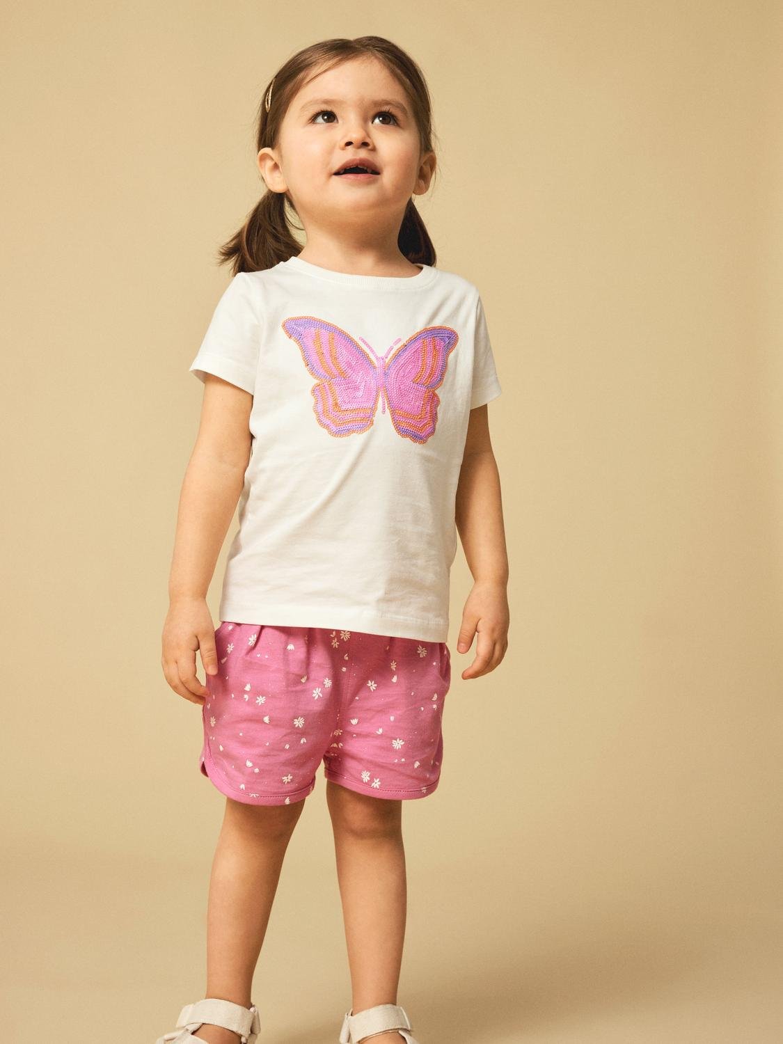 Short Pinzas Cordón Rosa
