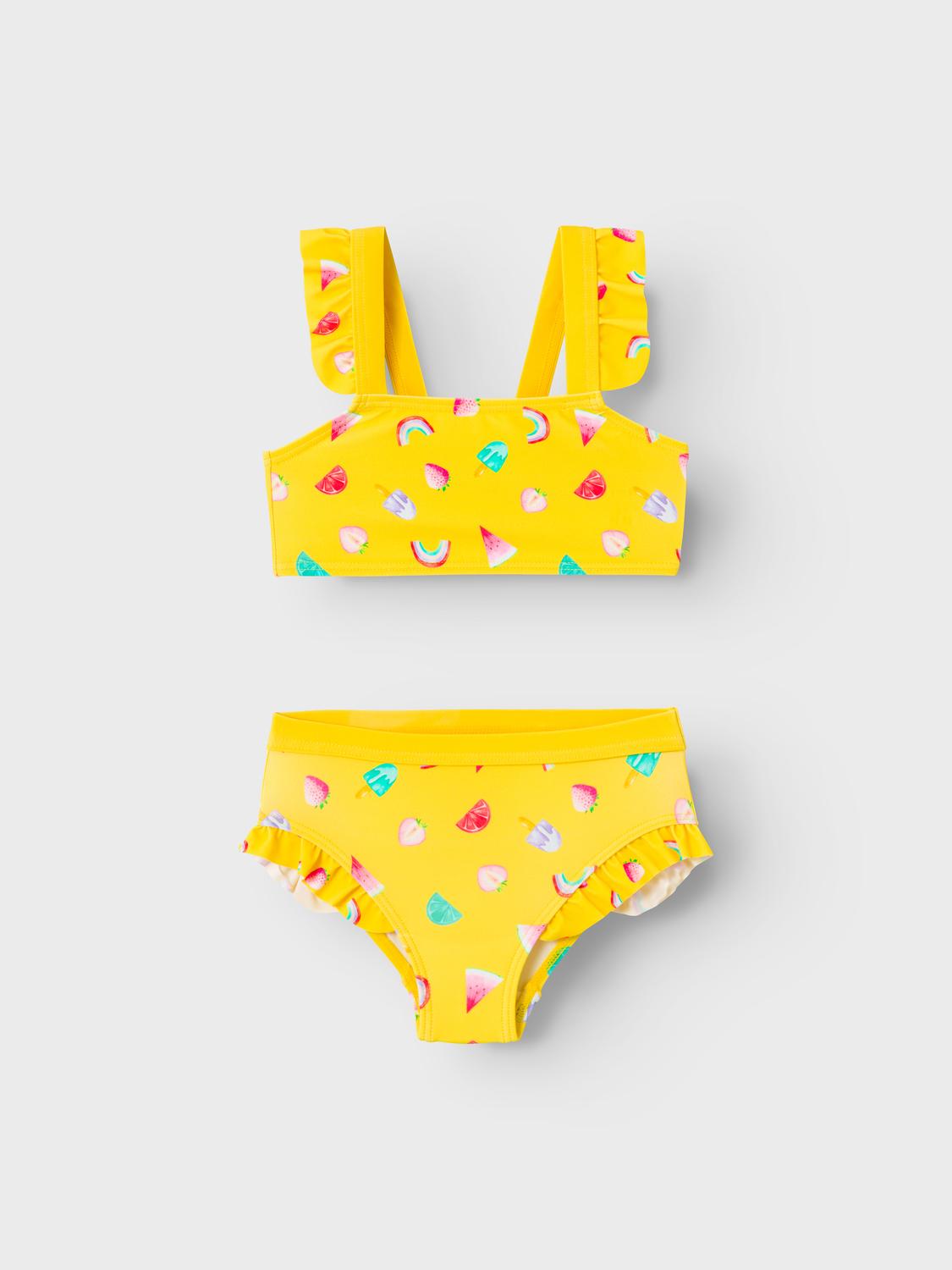 Bikini Amarillo Frutas