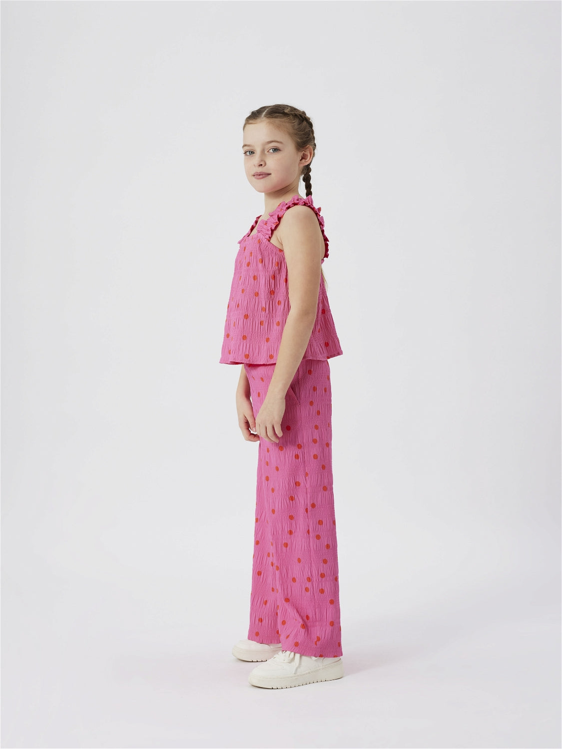 Pantalón Lunares Fucsia Kid