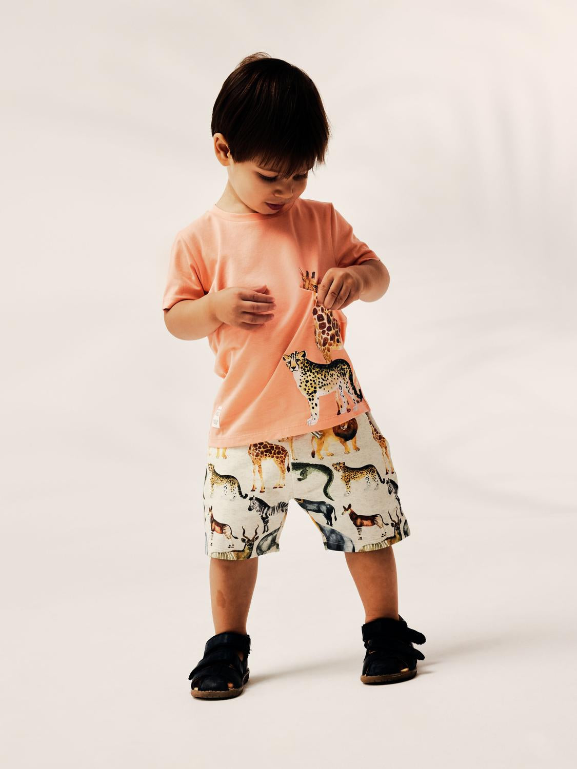 Camiseta Animalitos Papaya