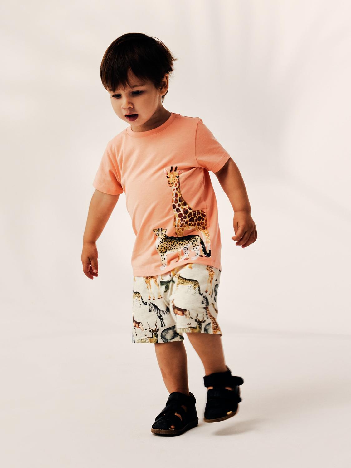 Camiseta Animalitos Papaya