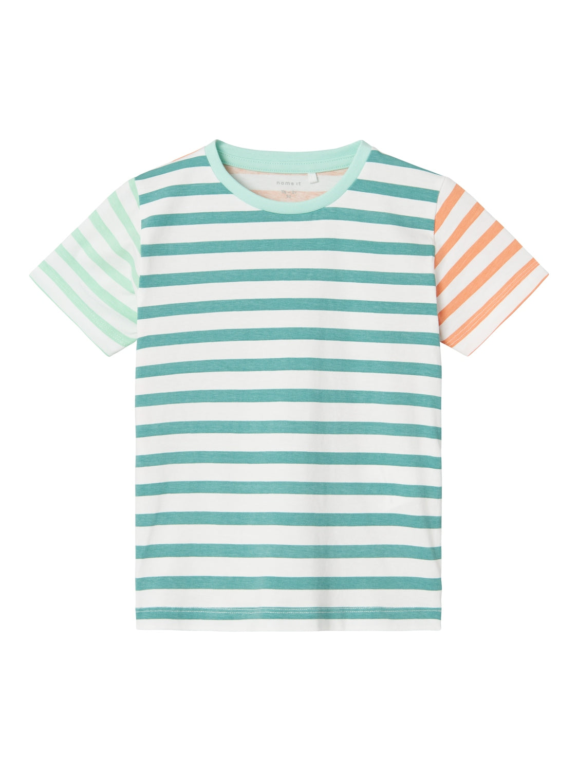 Camiseta Rayas Verde/Blanco
