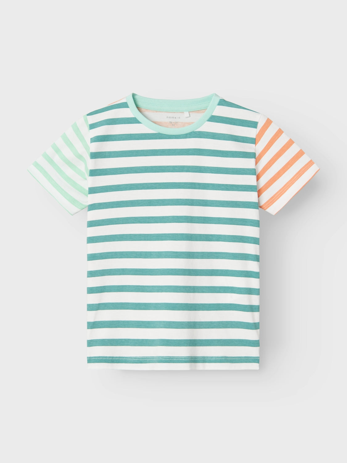 Camiseta Rayas Verde/Blanco