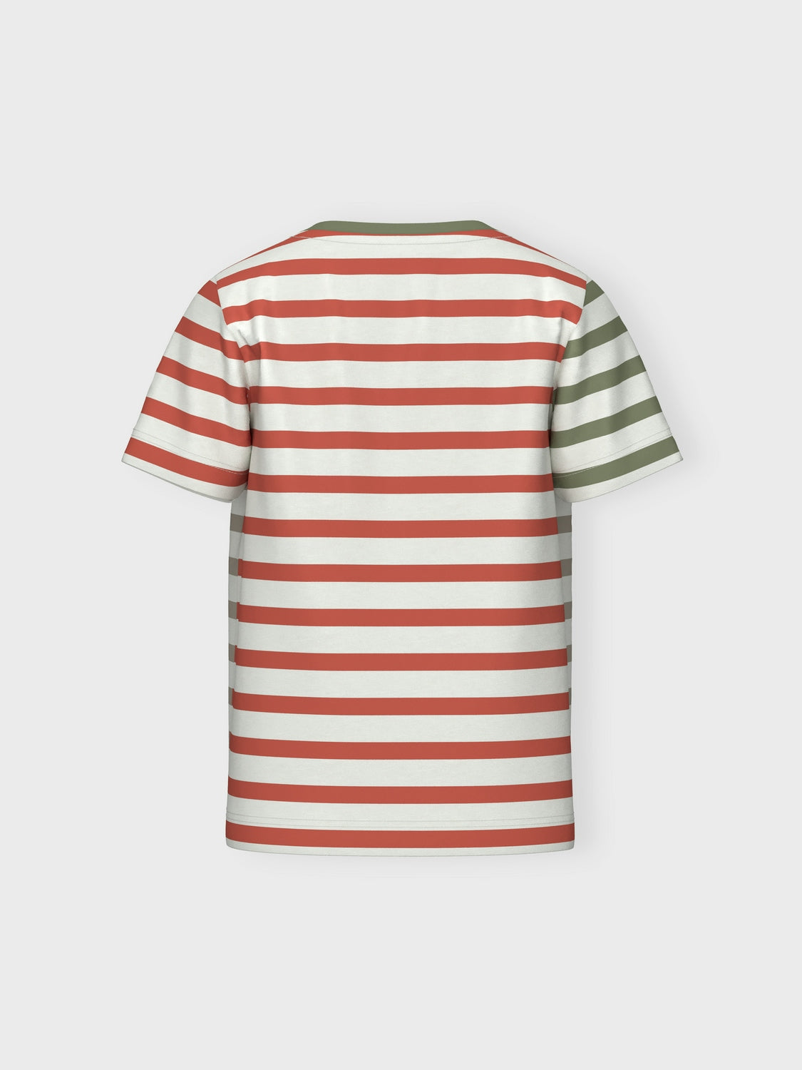Camiseta Rayas Beige/Blanco