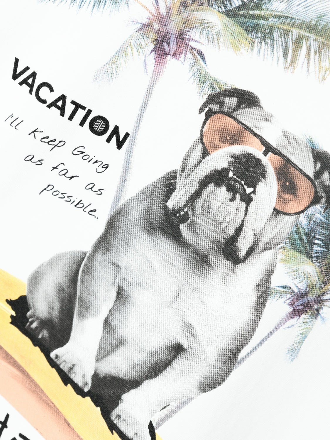 Camiseta Bulldog Surf Blanca