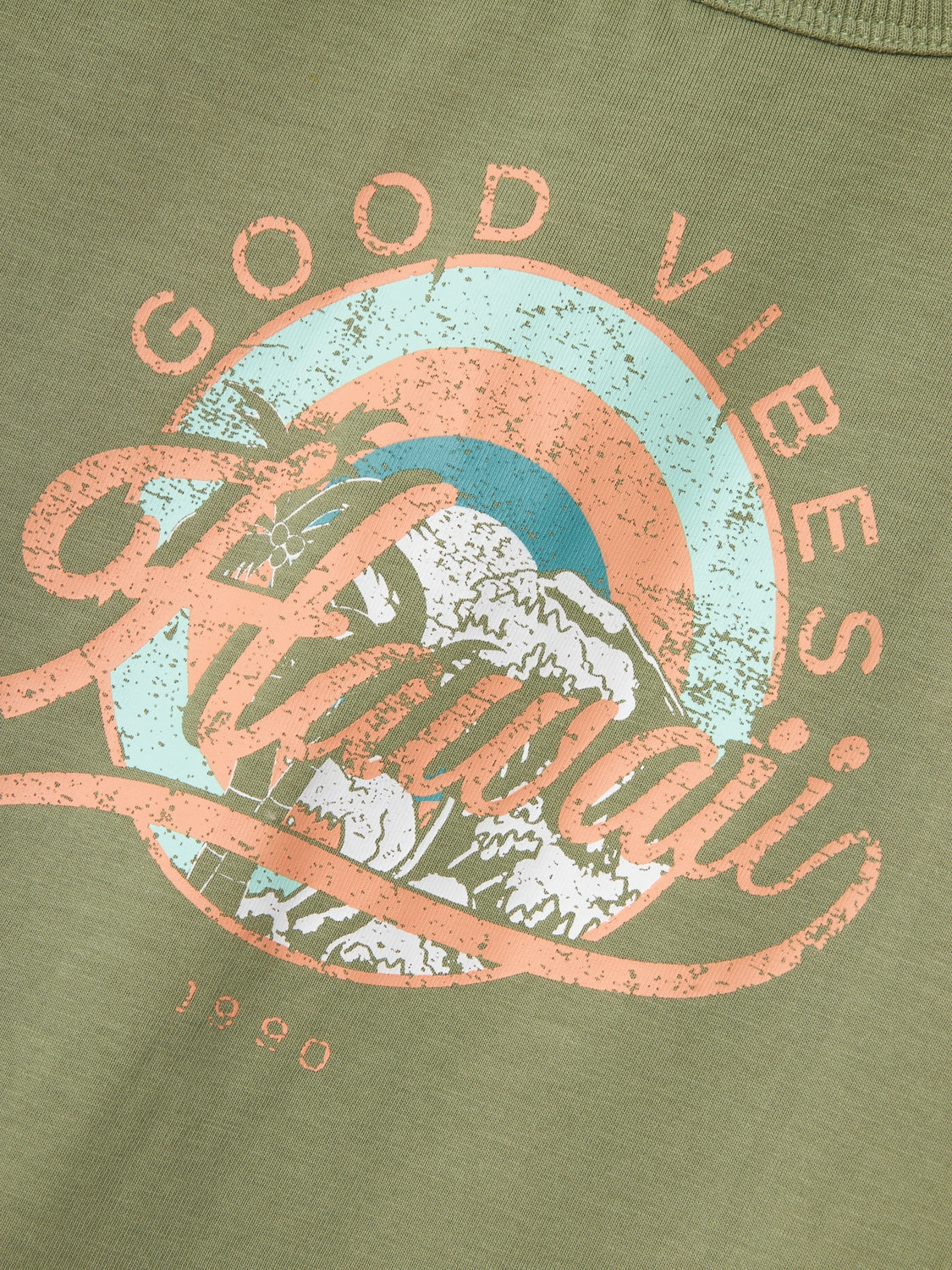 Camiseta Tirantes Hawaii Verde