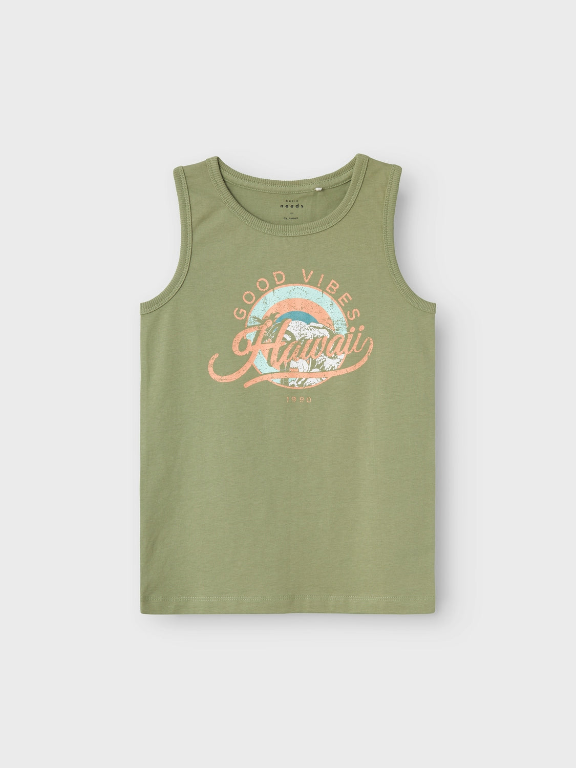 Camiseta Tirantes Hawaii Verde