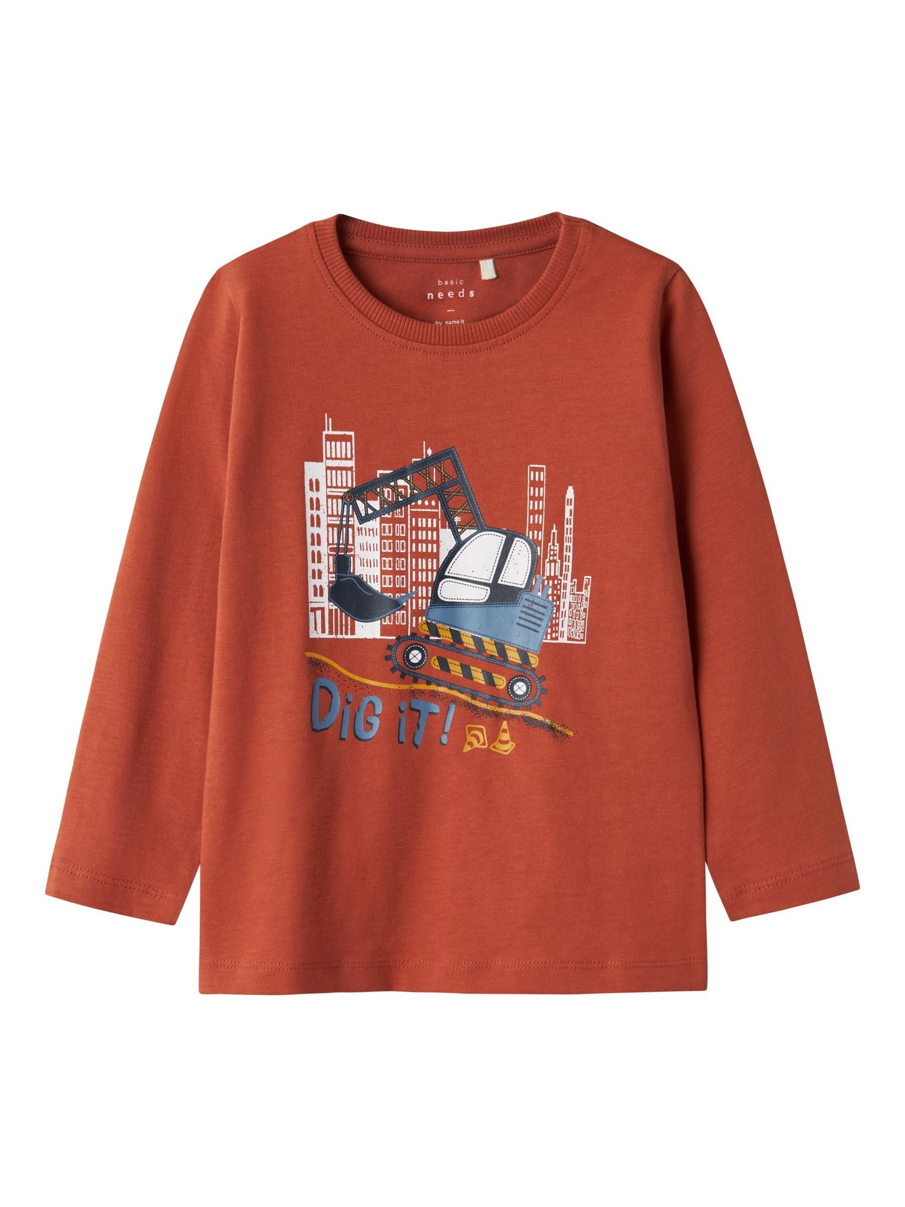 Camiseta Excavadora Teja