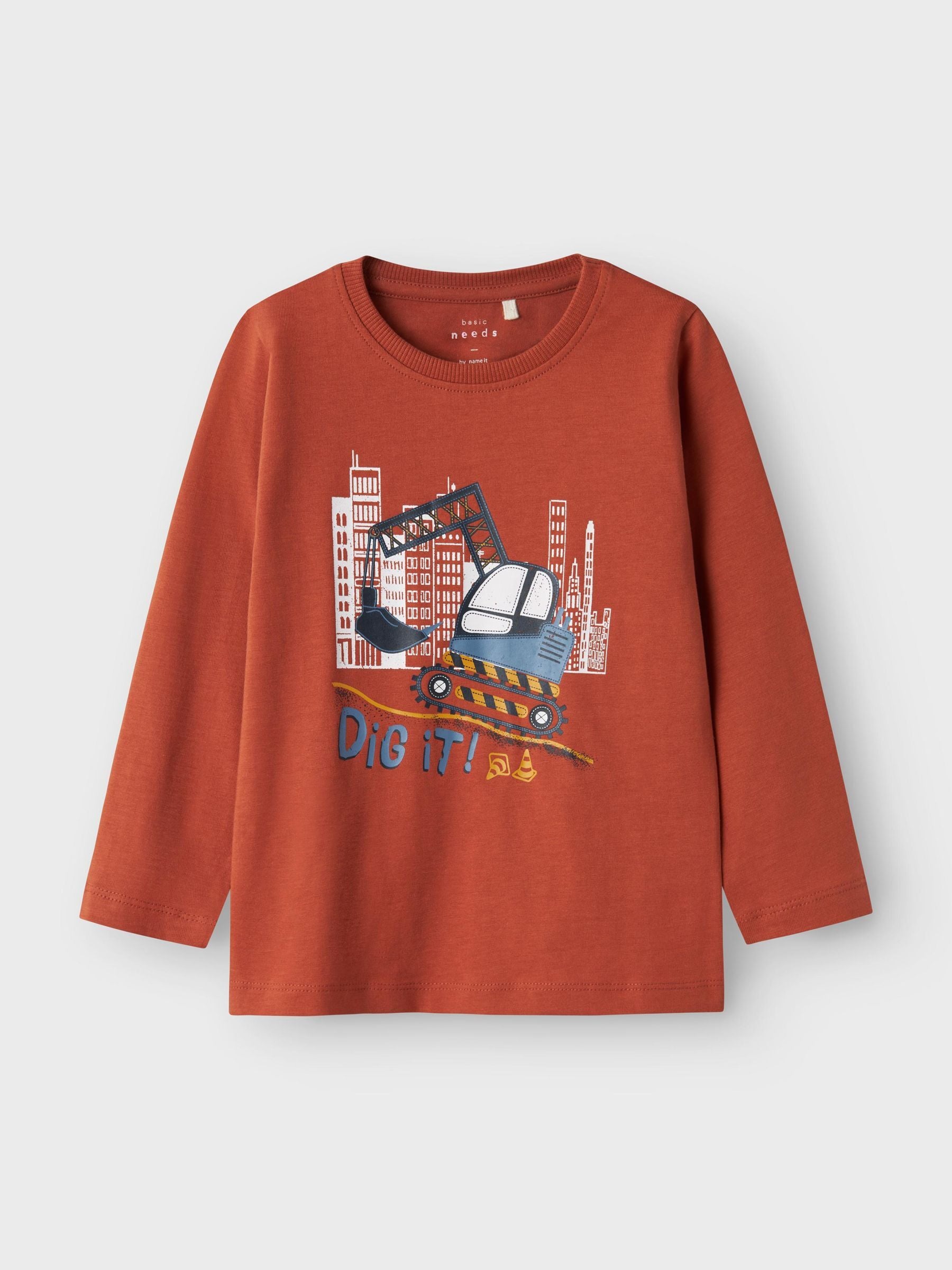 Camiseta Excavadora Teja