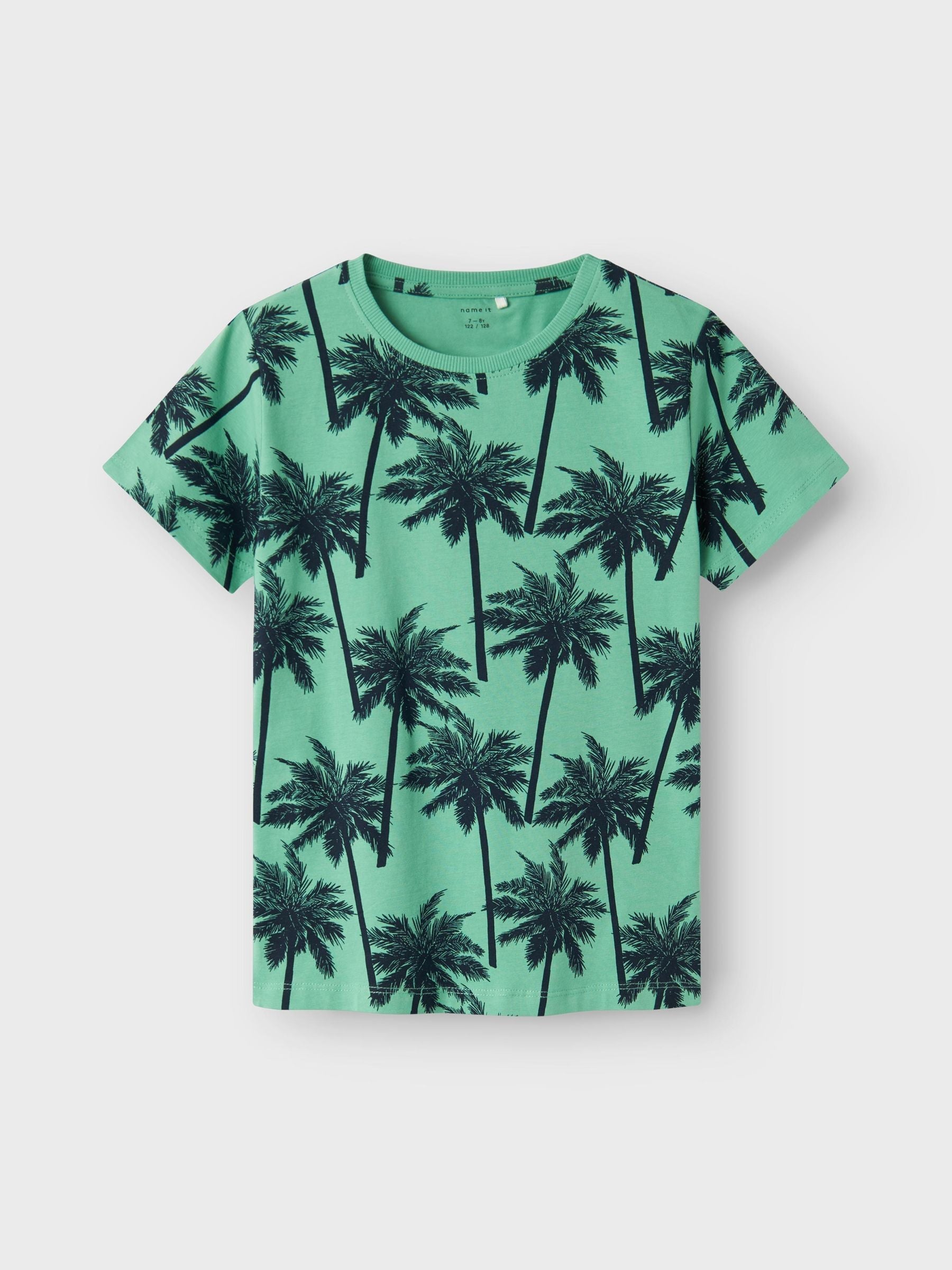 Camiseta Palmeras Verde Kid