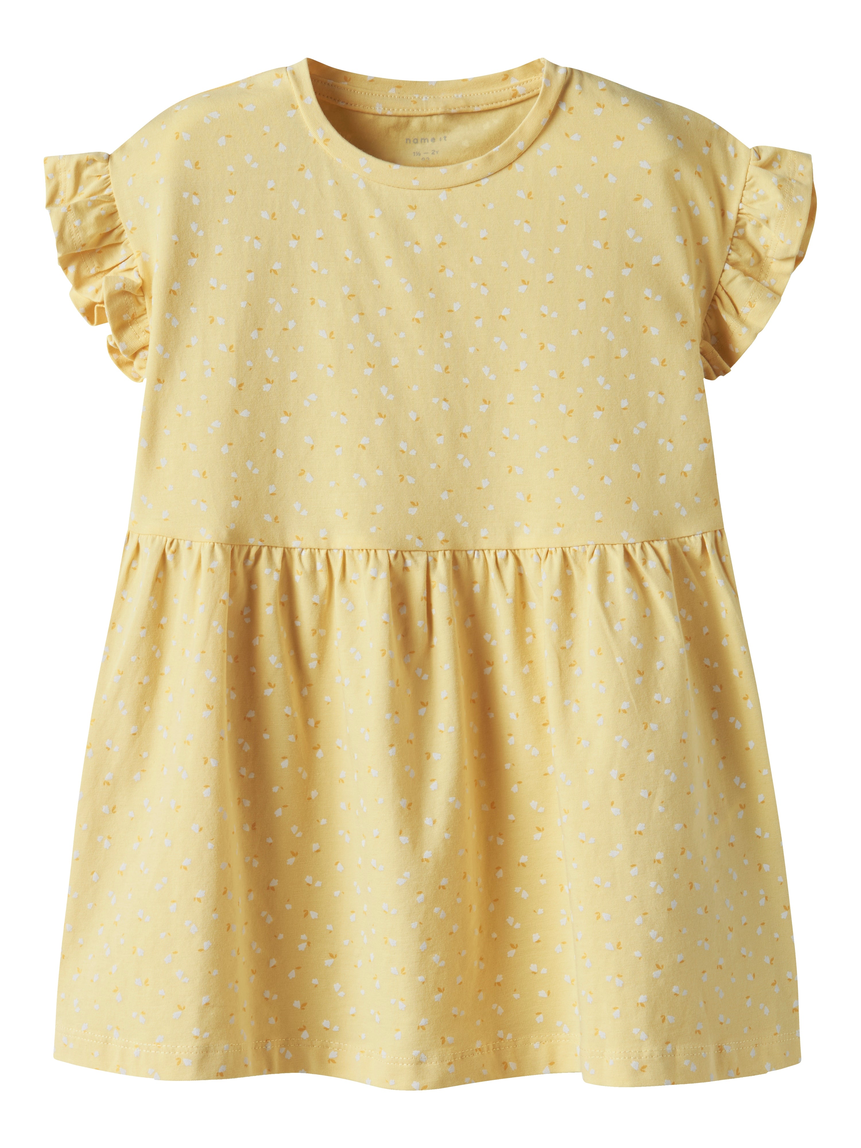 Vestido Joane Floral Amarillo Mini