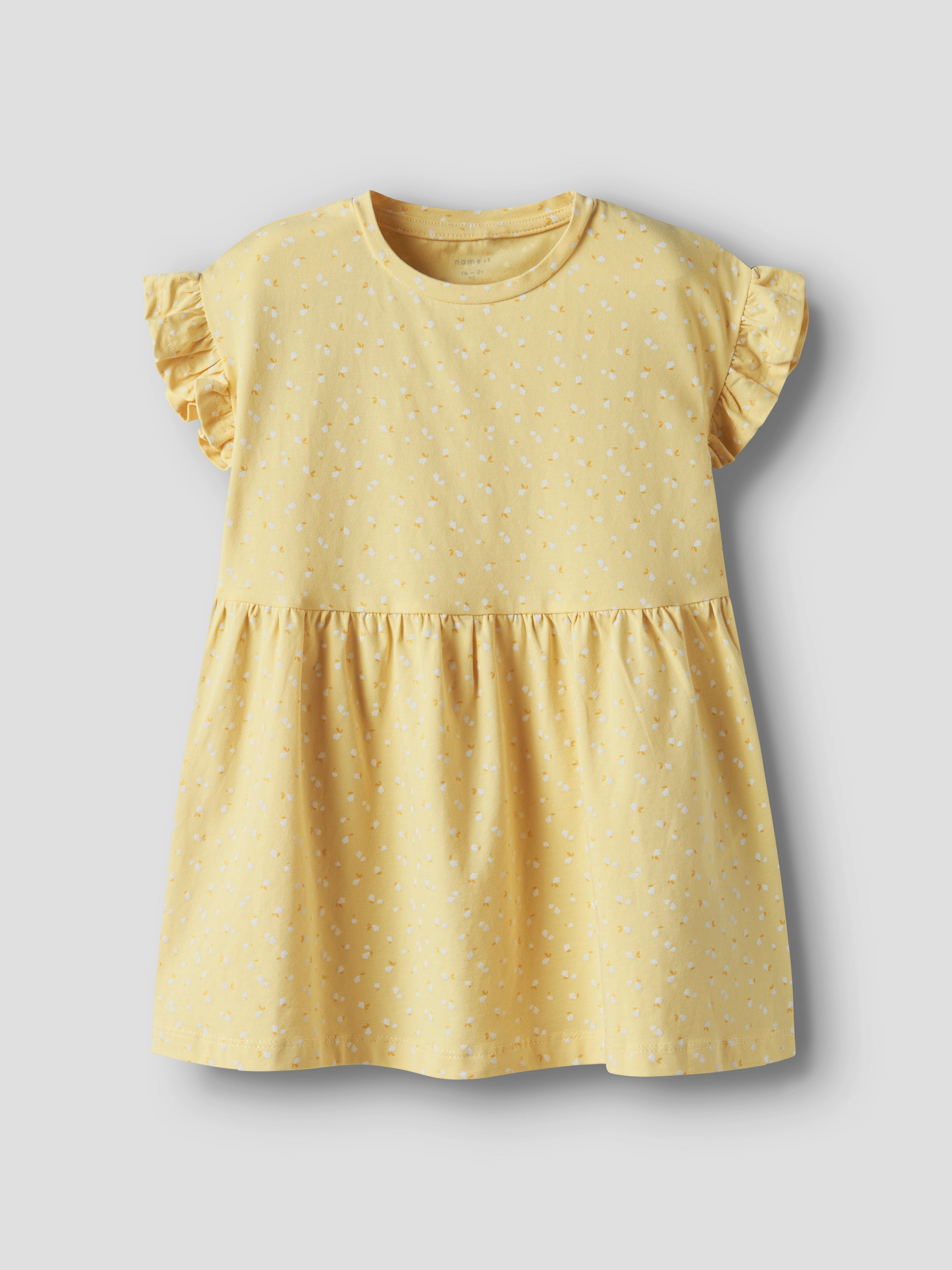 Vestido Joane Floral Amarillo Mini