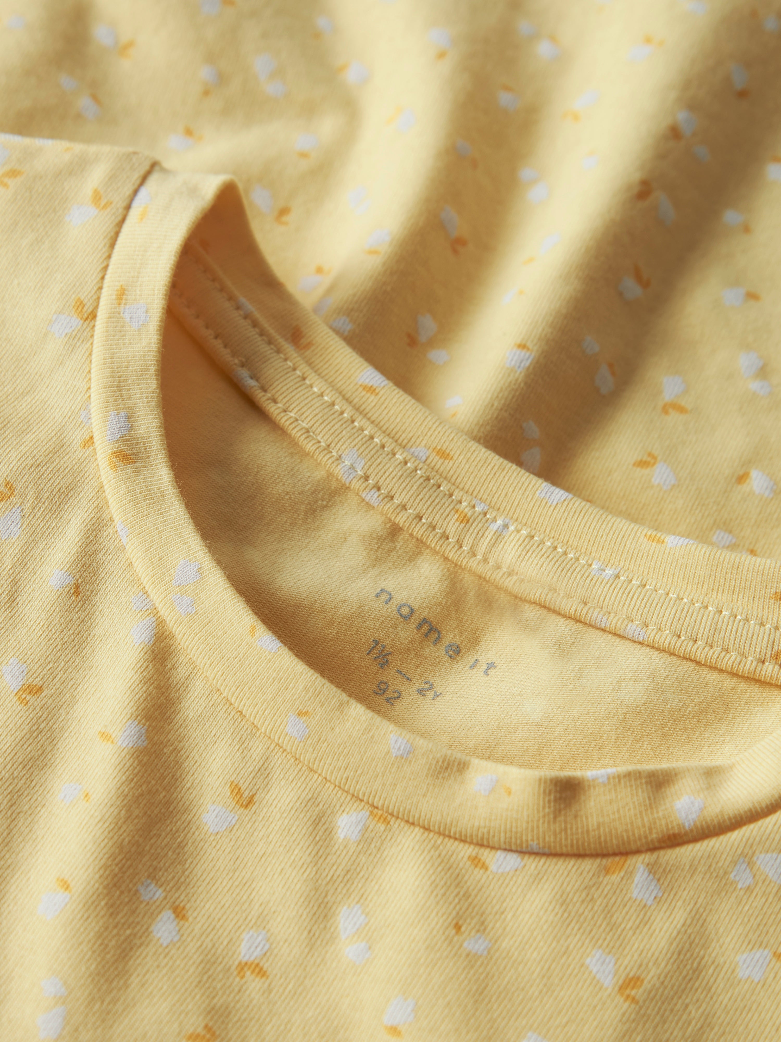 Vestido Joane Floral Amarillo Mini