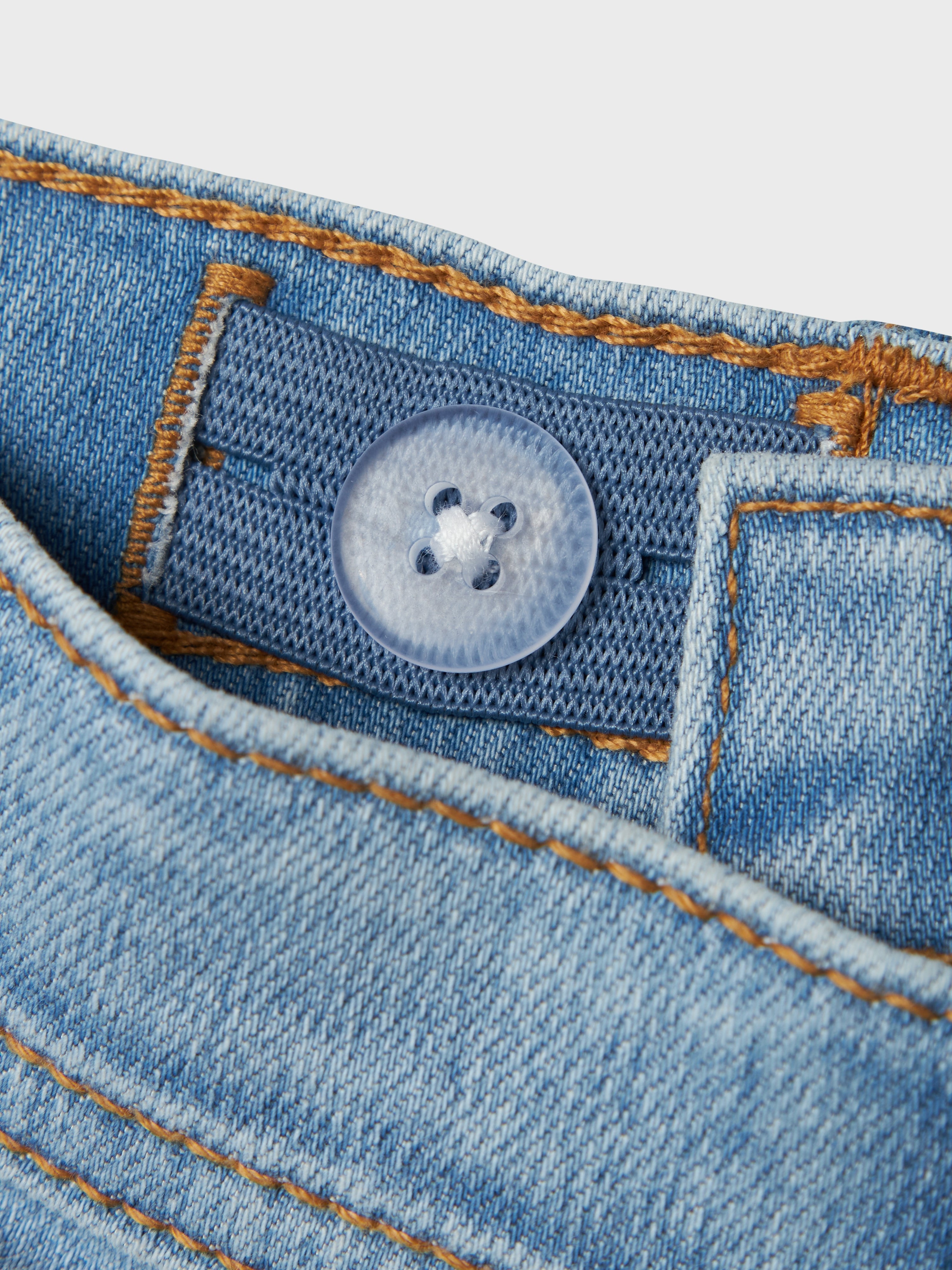 Short Slim Light Blue Mini