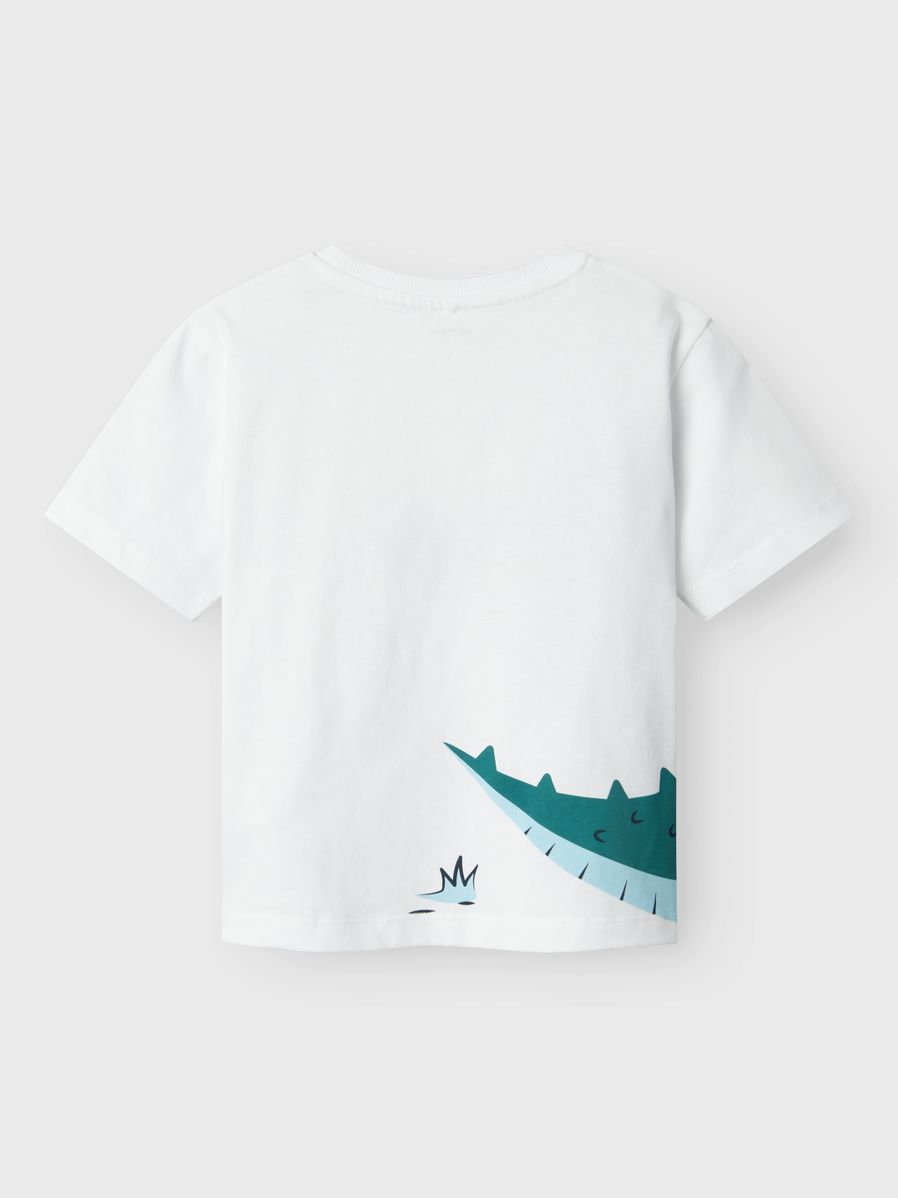 Camiseta Cocodrilo Blanca