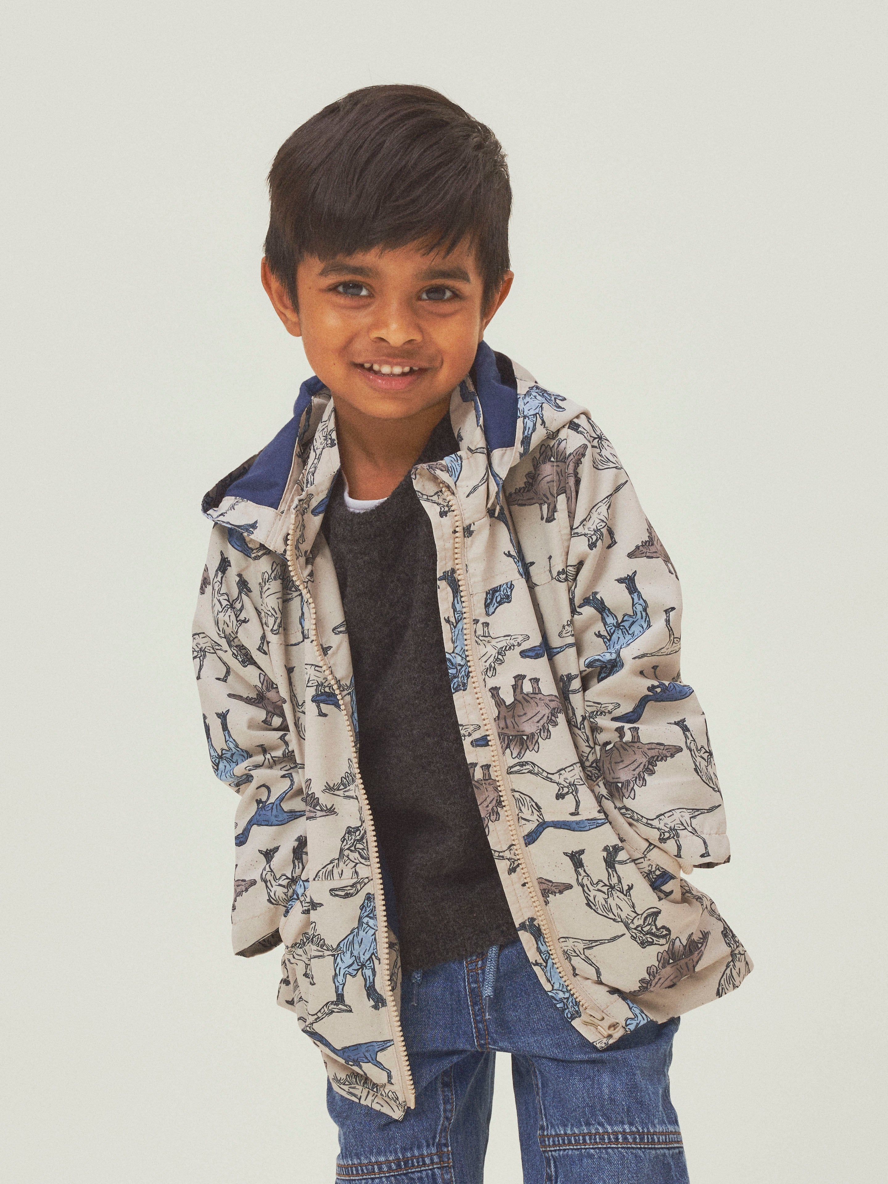 Cortavientos Dinos Beige Junior