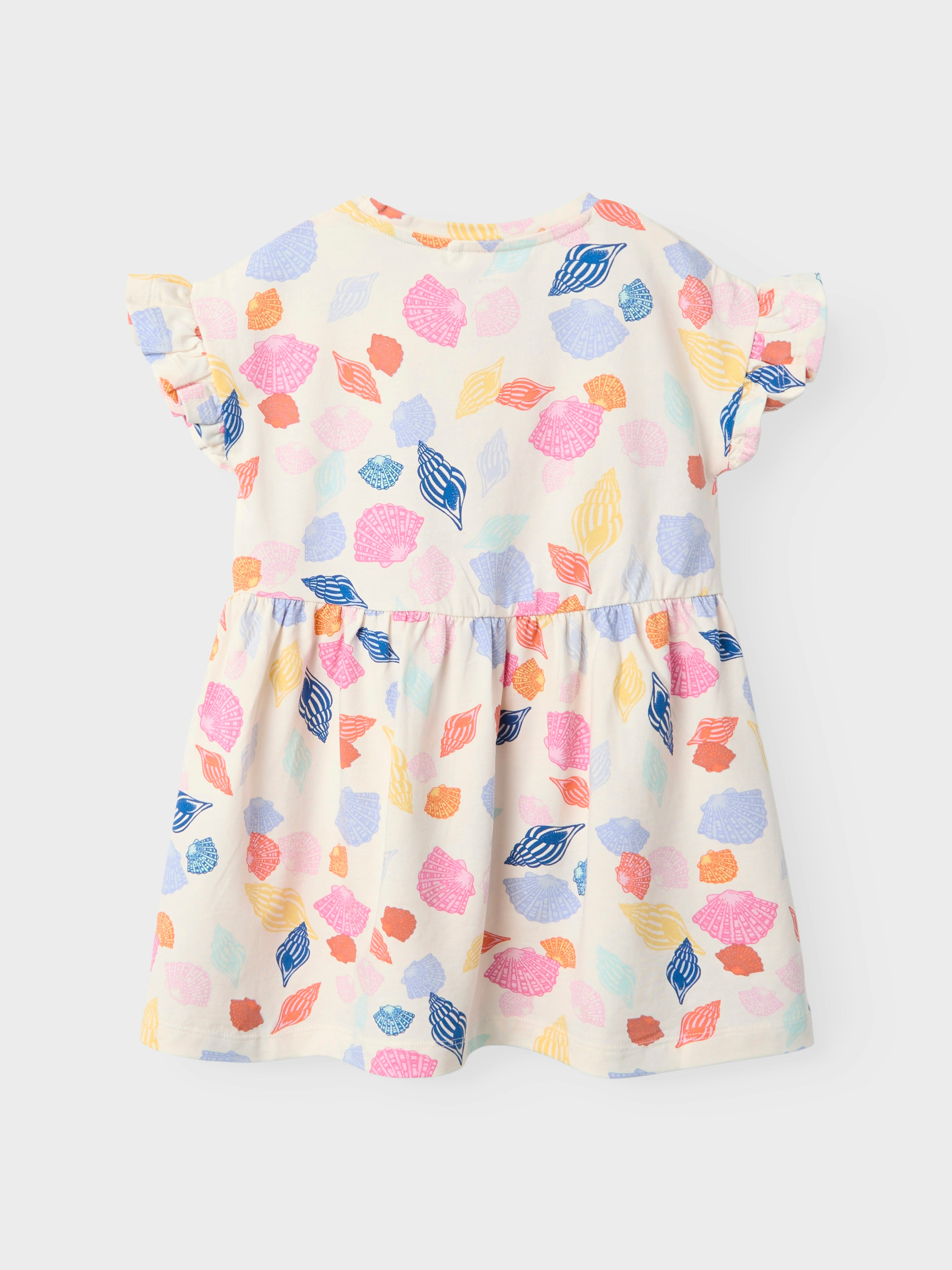 Vestido Joane Conchas Blanco Mini