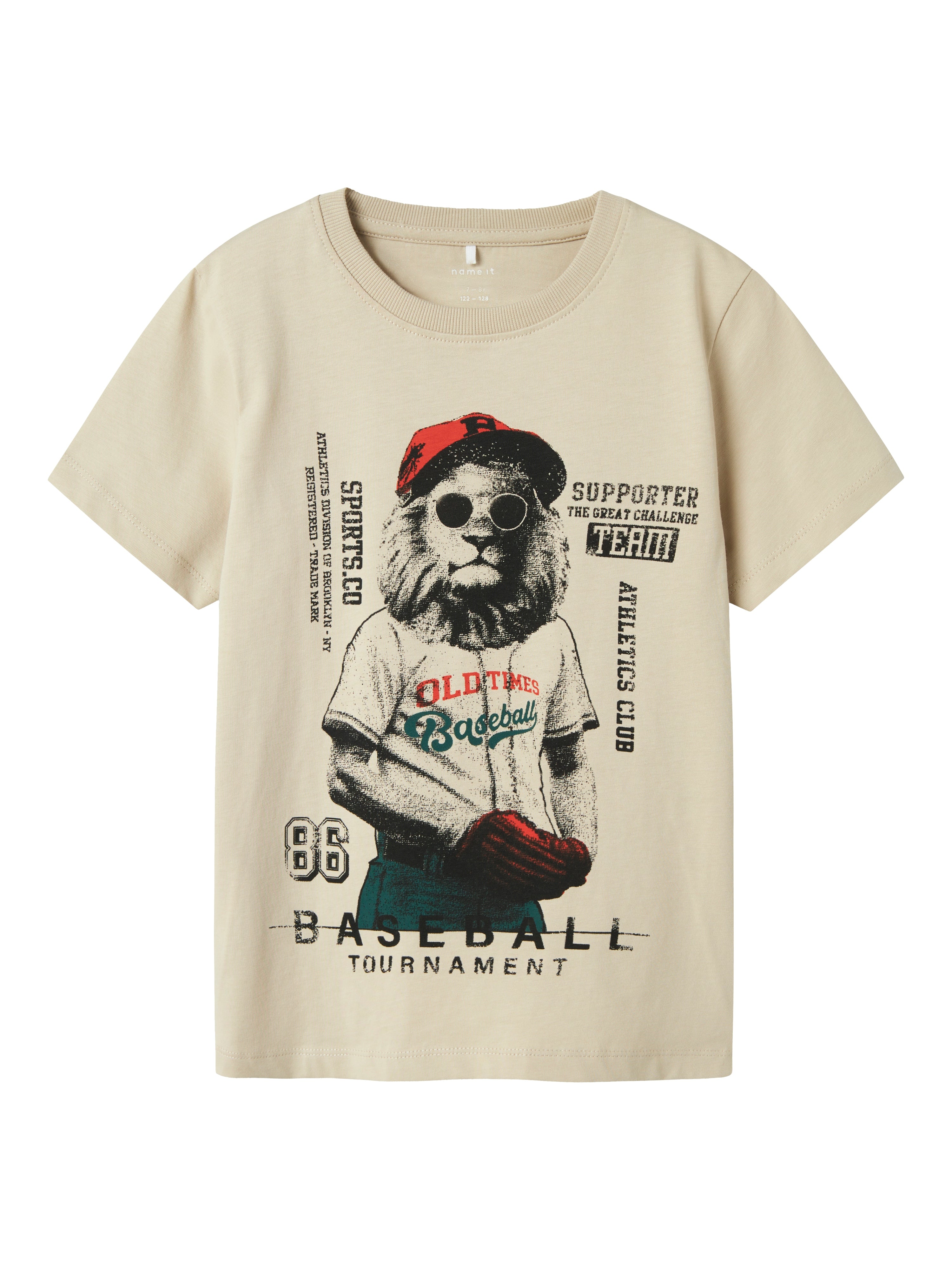 Camiseta Baseball Leon Khaki