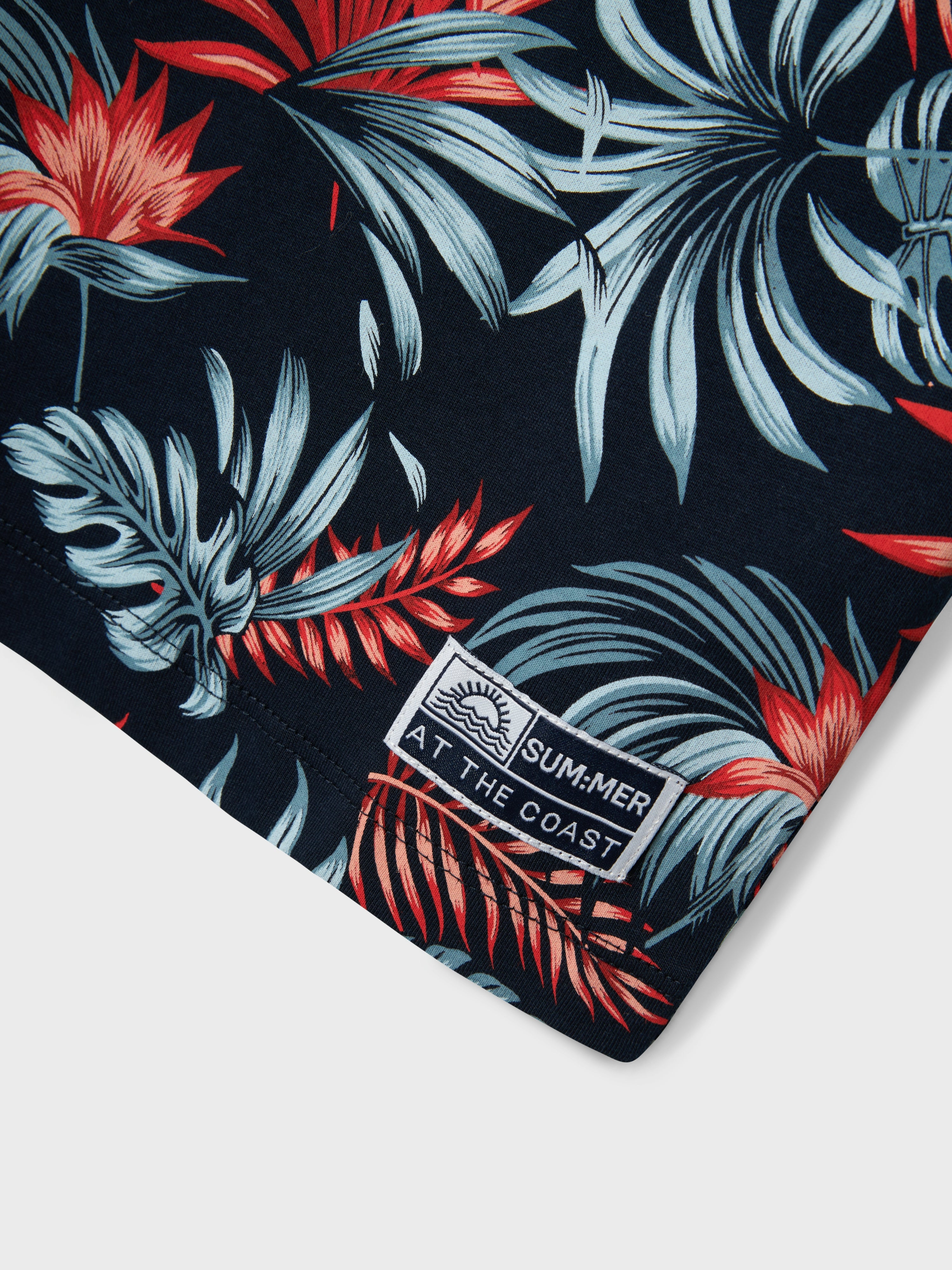 Camiseta Tropical Navy