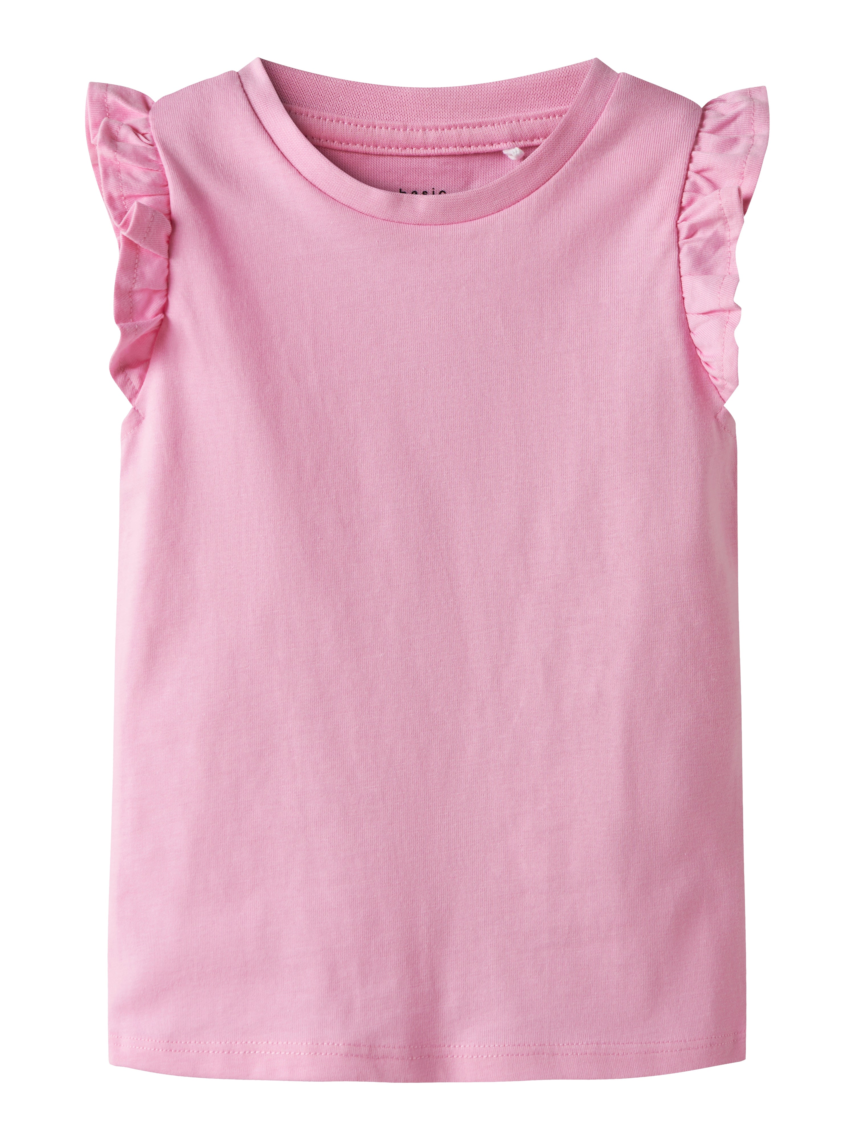 Camiseta Básica Volantes Pink