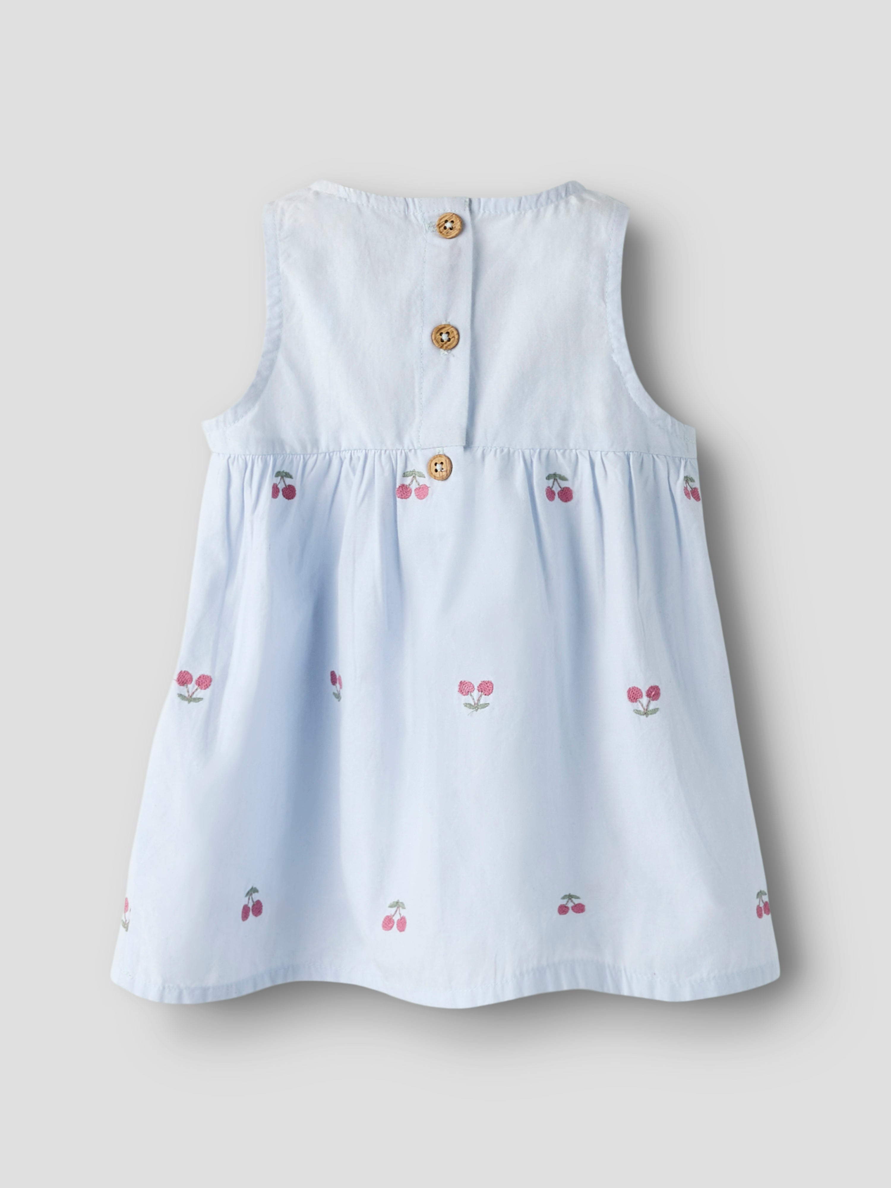 Vestido Cherry Azul Bebé