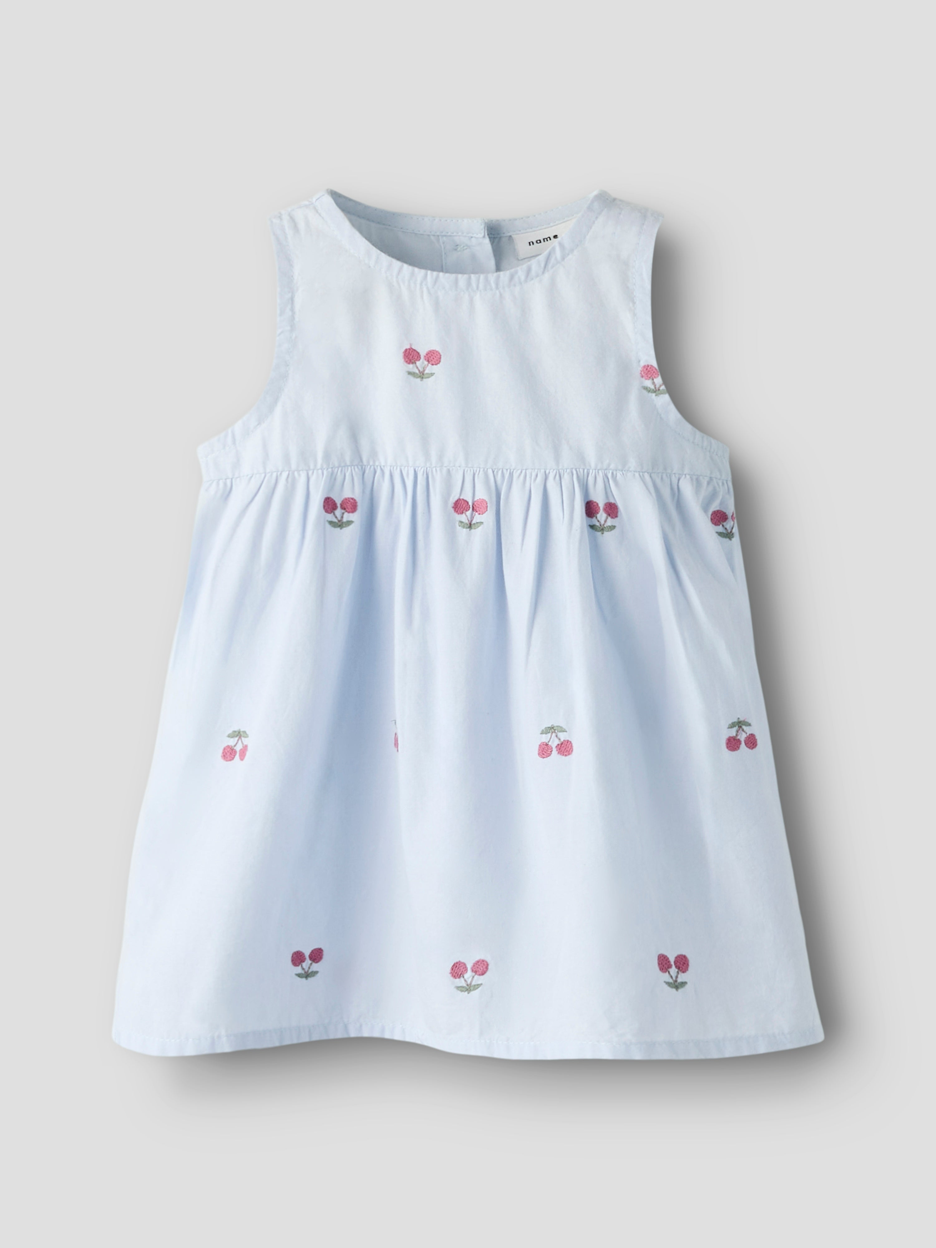 Vestido Cherry Azul Bebé