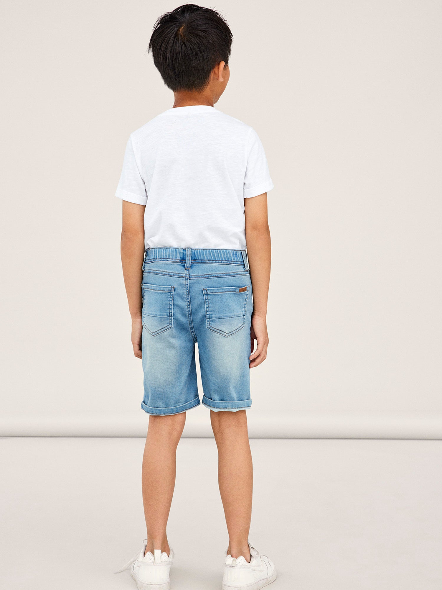 Short Light Blue Denim Mini