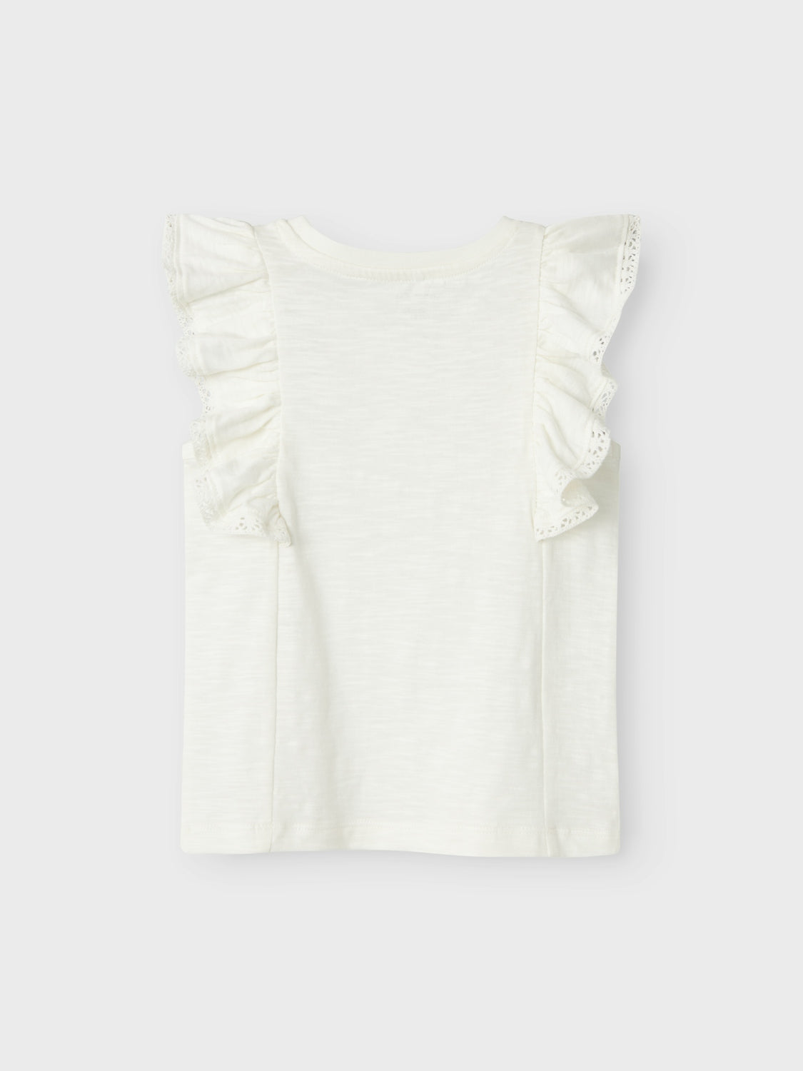 Camiseta Volantes Mini Blanca