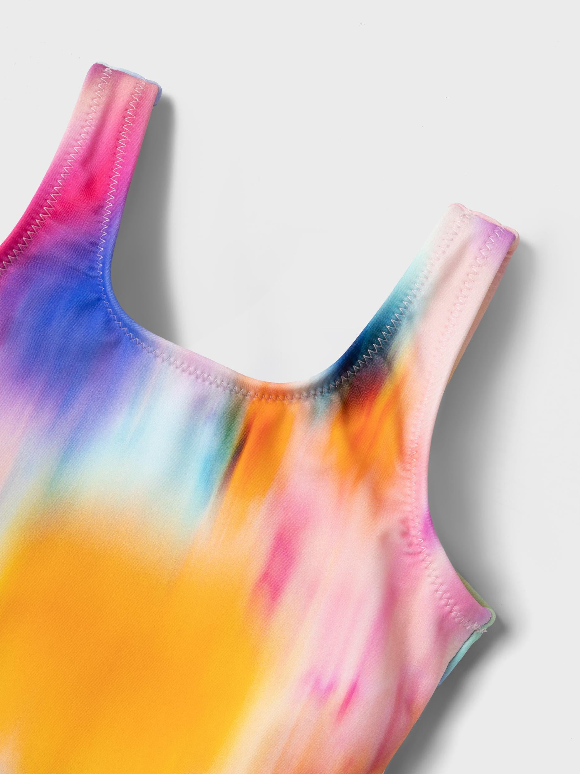 Bañador Tie Die Naranja