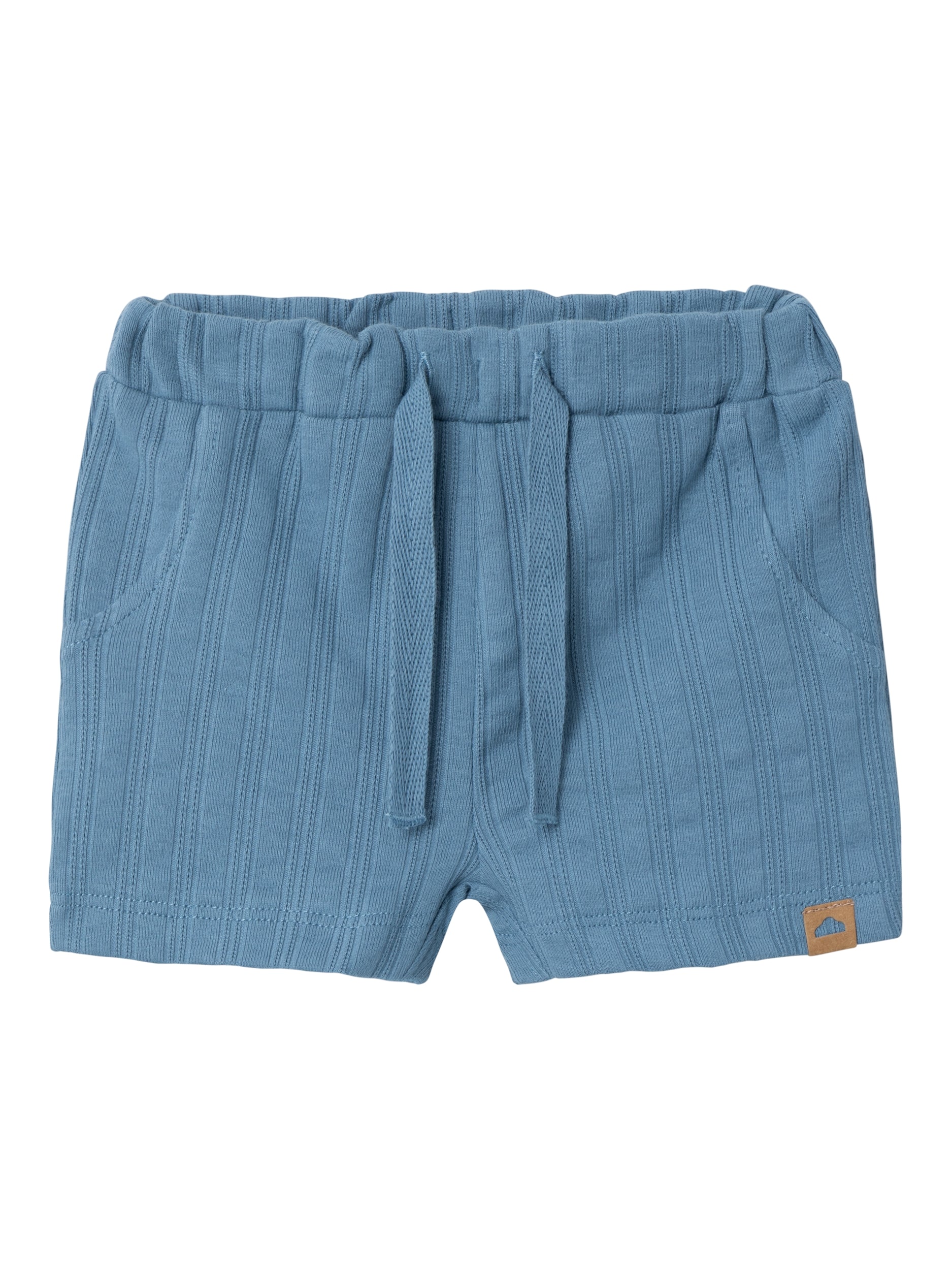 Short Algodón Bebé Azul