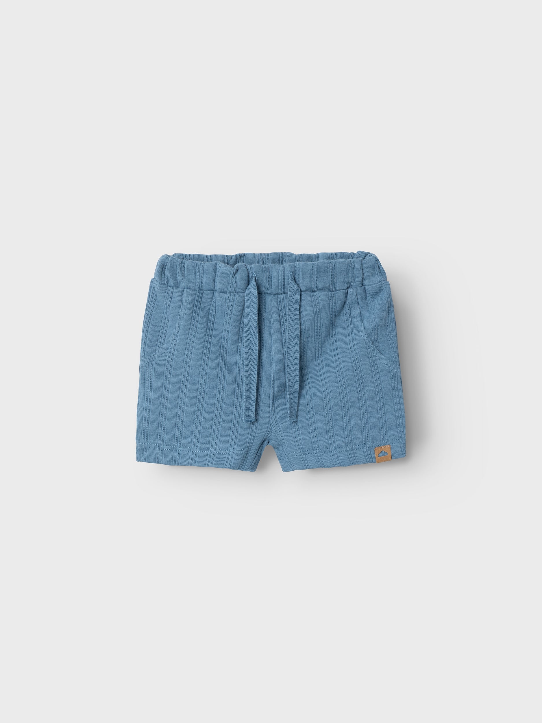 Short Algodón Bebé Azul