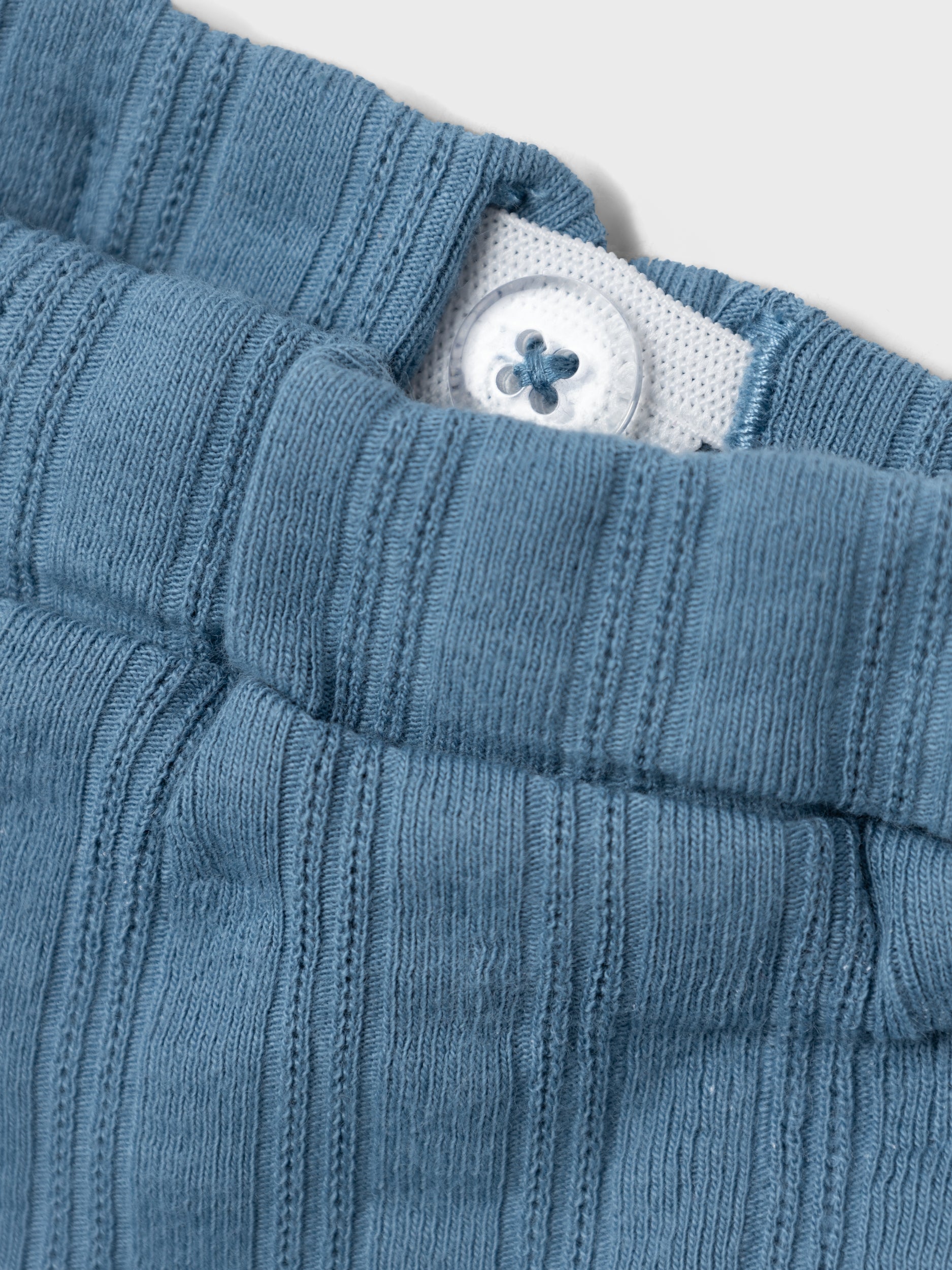 Short Algodón Bebé Azul