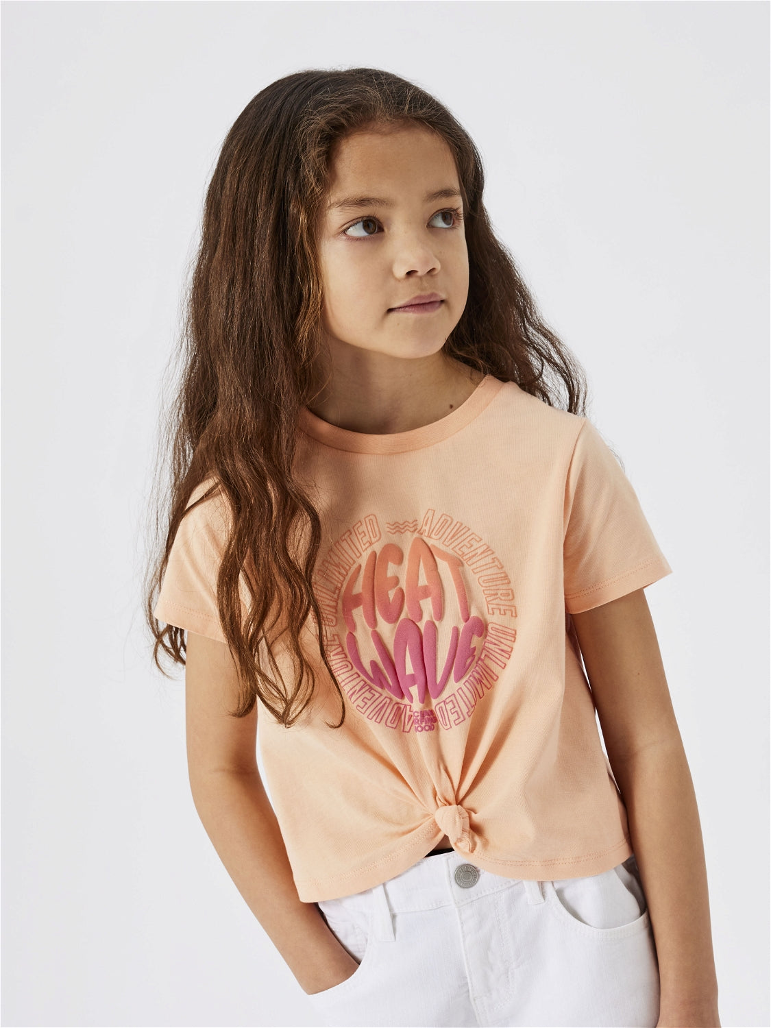 Camiseta Heat Wave Nudo Papaya