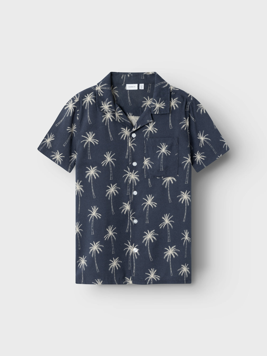 Camisa Palmeras Marino Kid