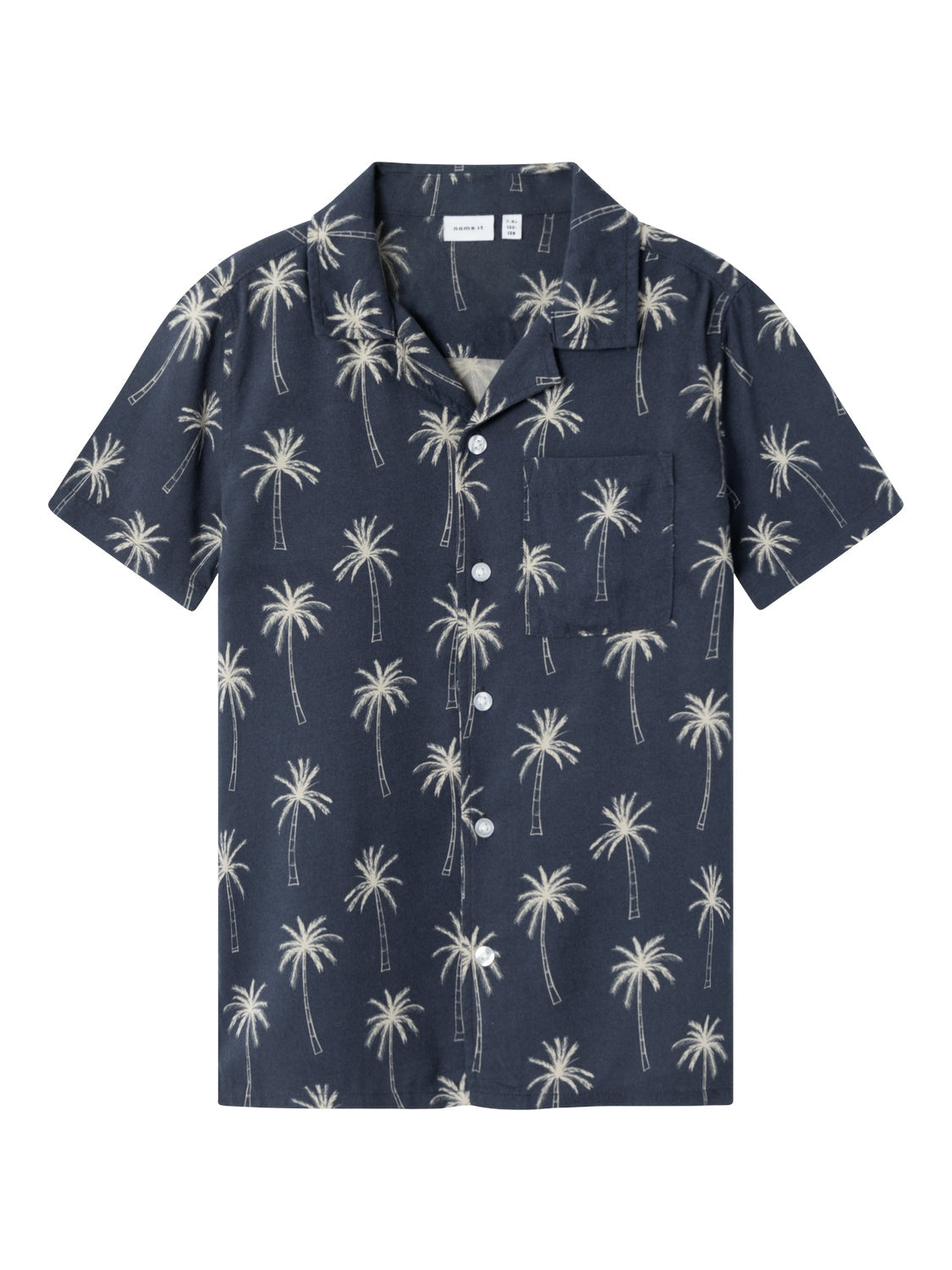 Camisa Palmeras Marino Kid