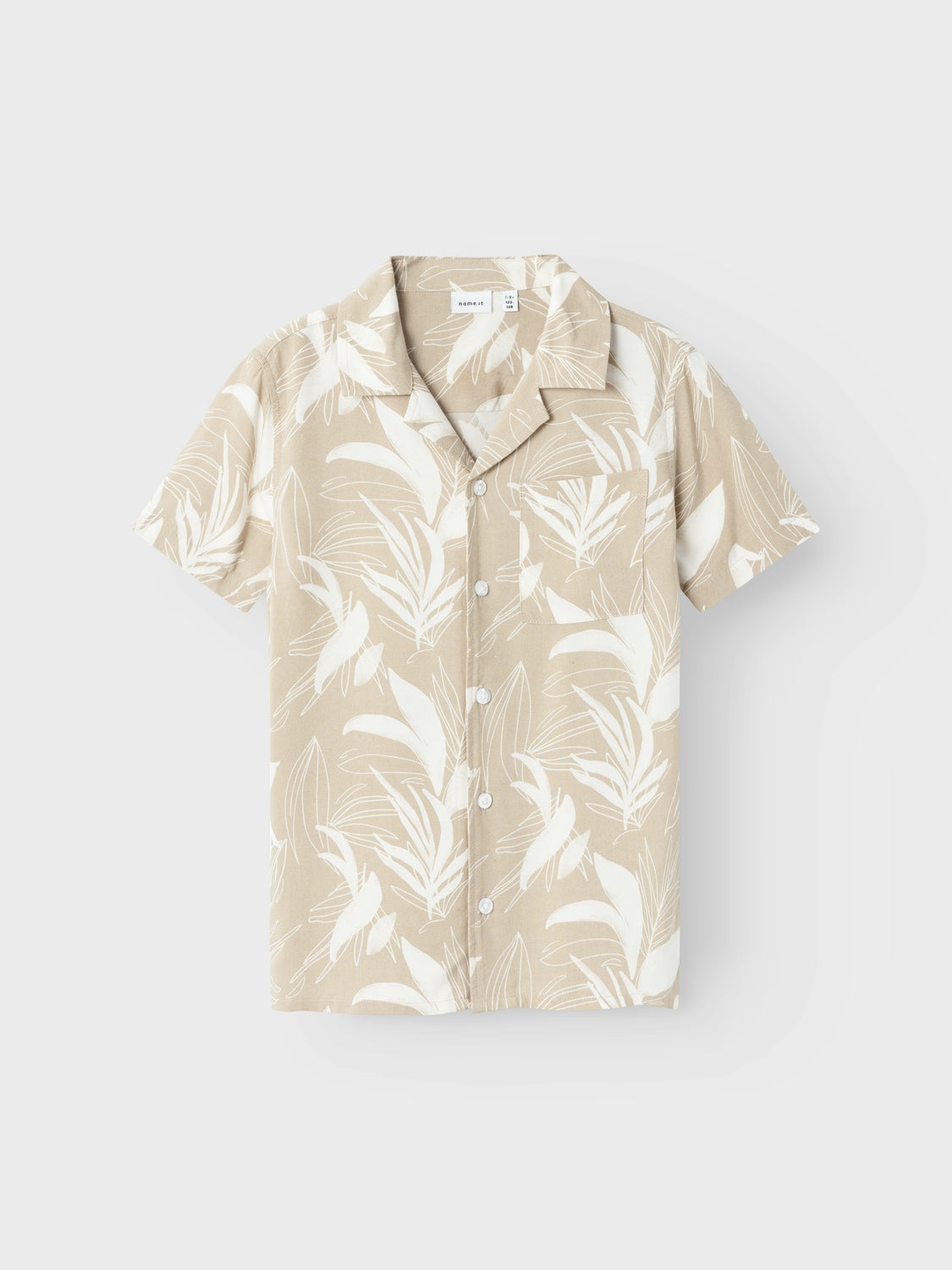 Camisa Hojas Cashmere Kid