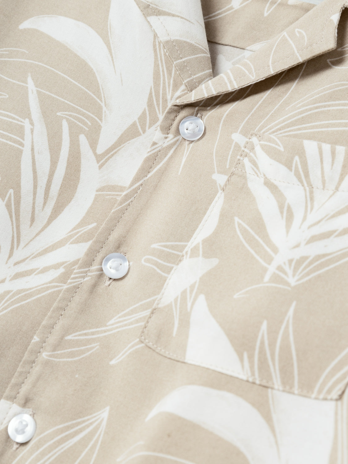 Camisa Hojas Cashmere Kid