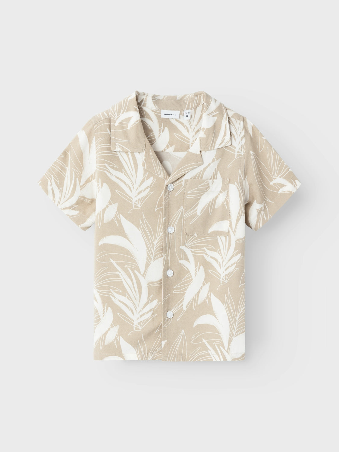 Camisa Hojas Cashmere Mini