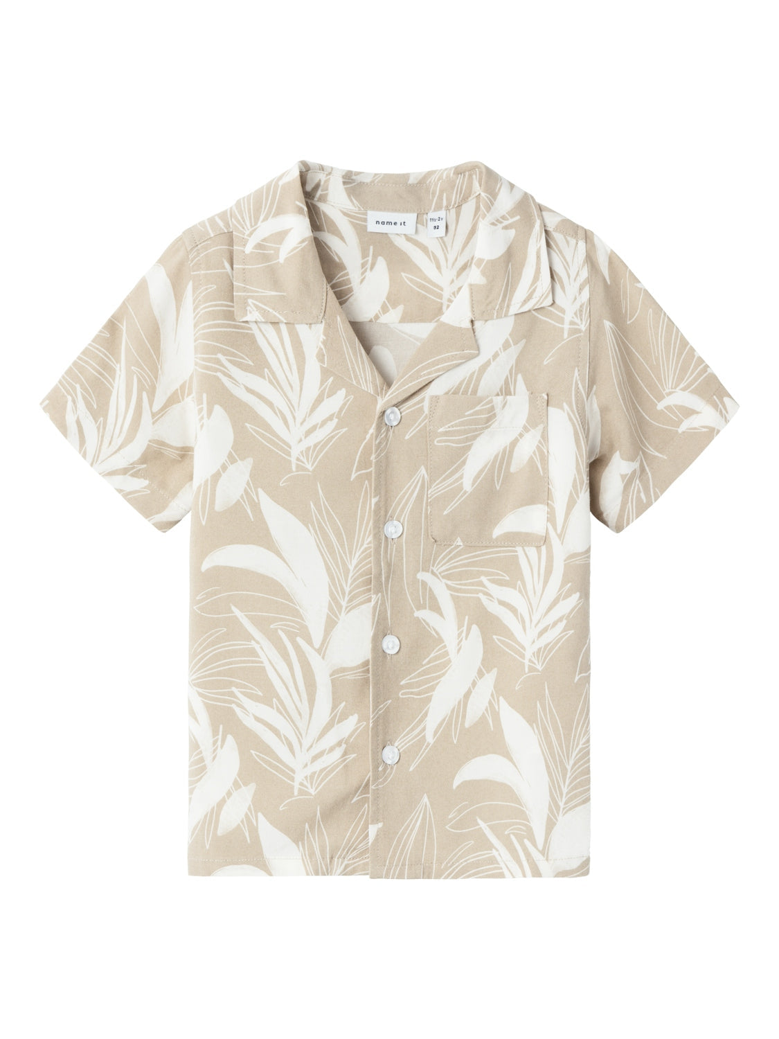 Camisa Hojas Cashmere Mini