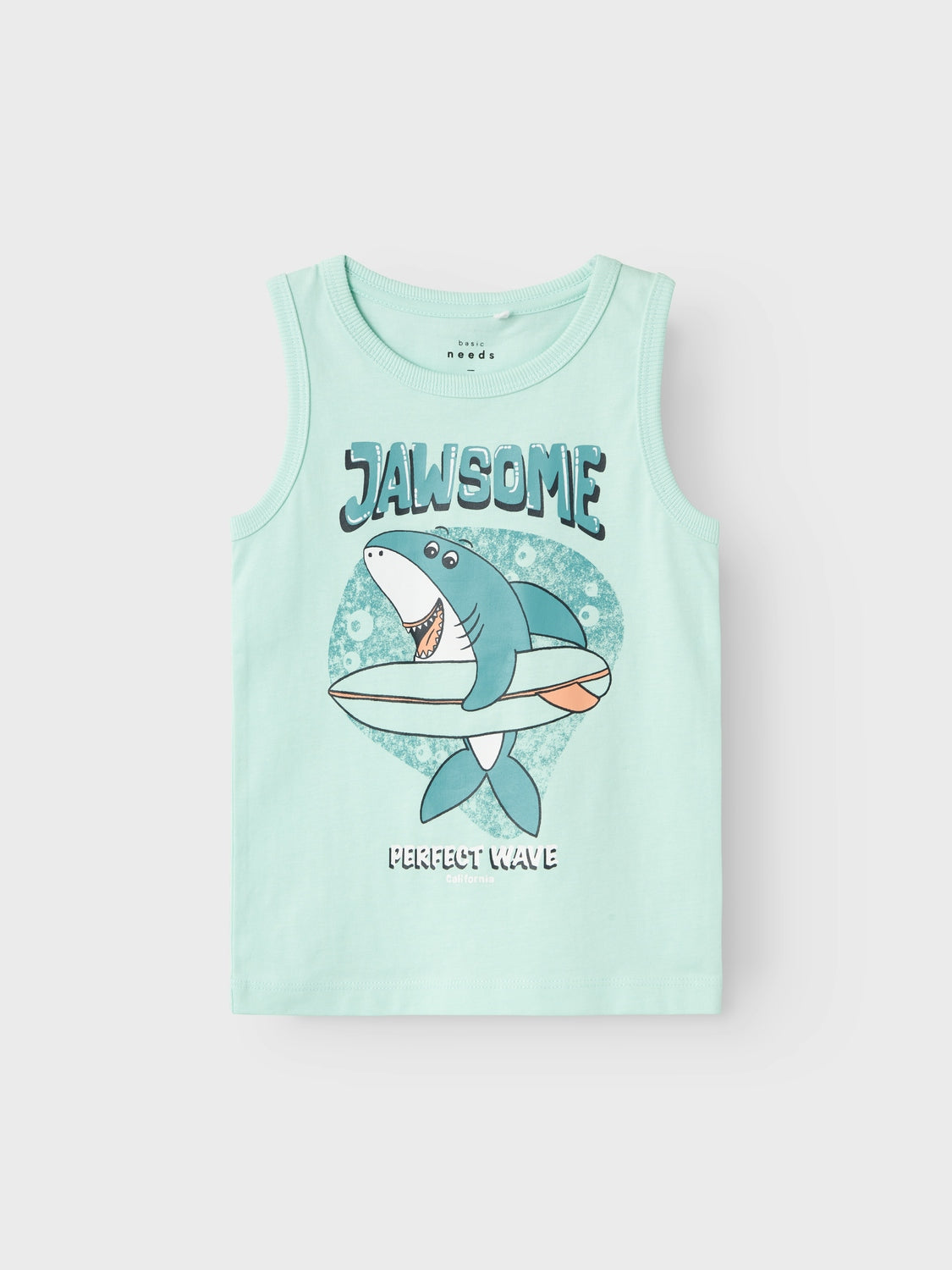 Camiseta Tirantes Jawsome Verde Agua