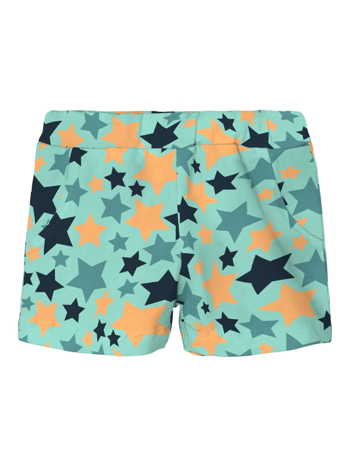 Short Bebé Estrellas Verde