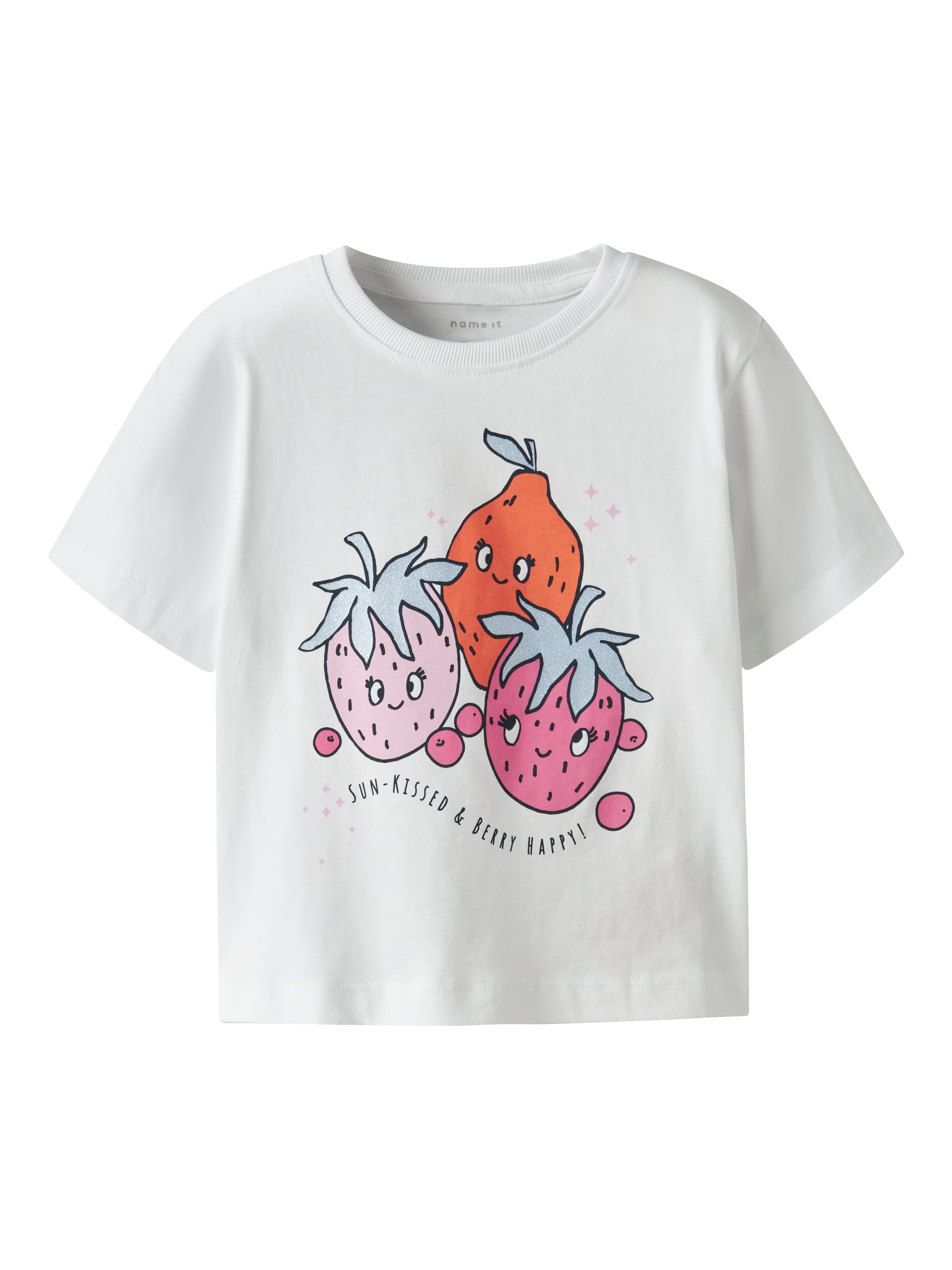 Camiseta Fresas Blanca